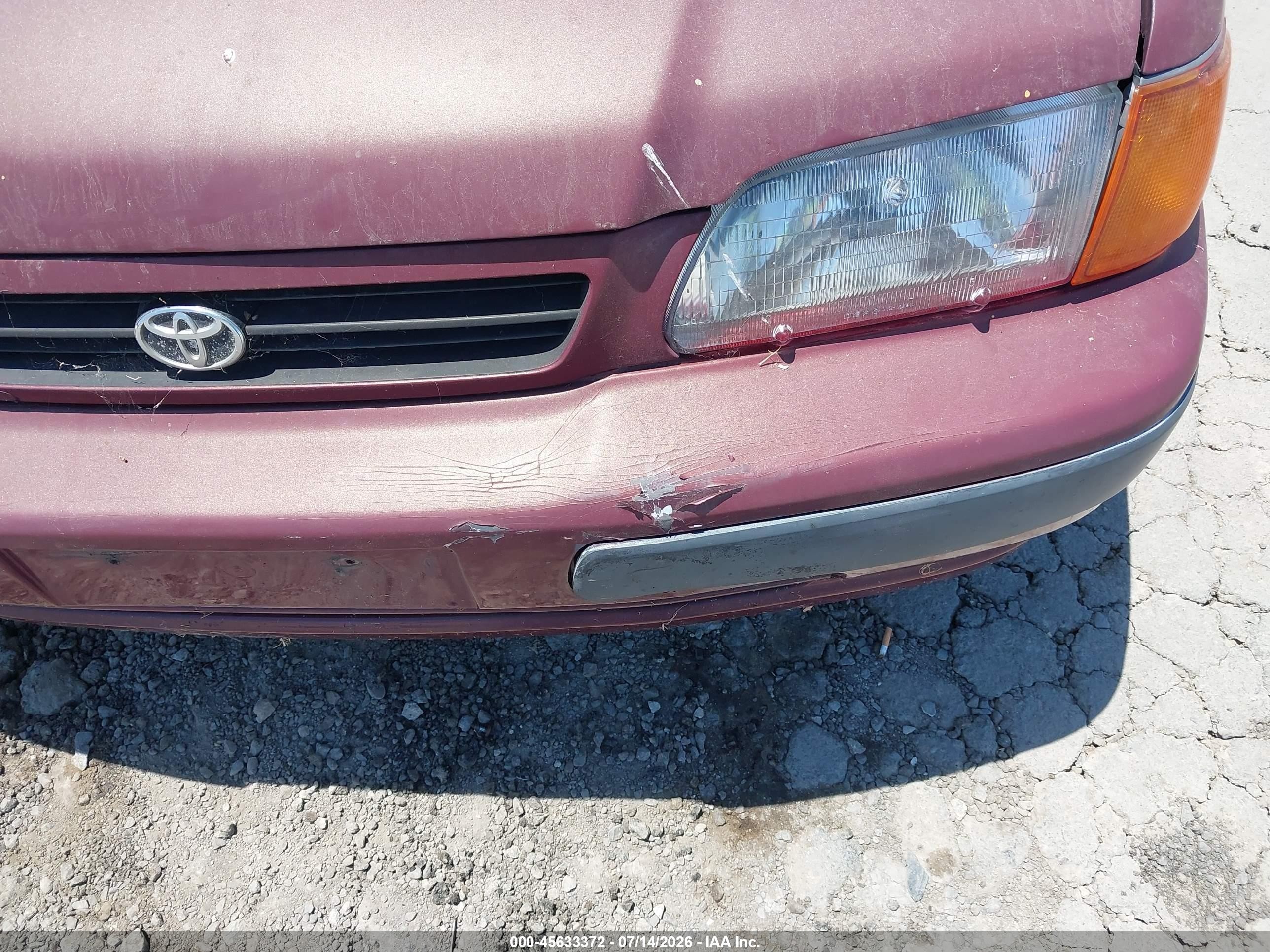 1995 Toyota Tercel Dx Burgundy vin: JT2EL56E0S0069442