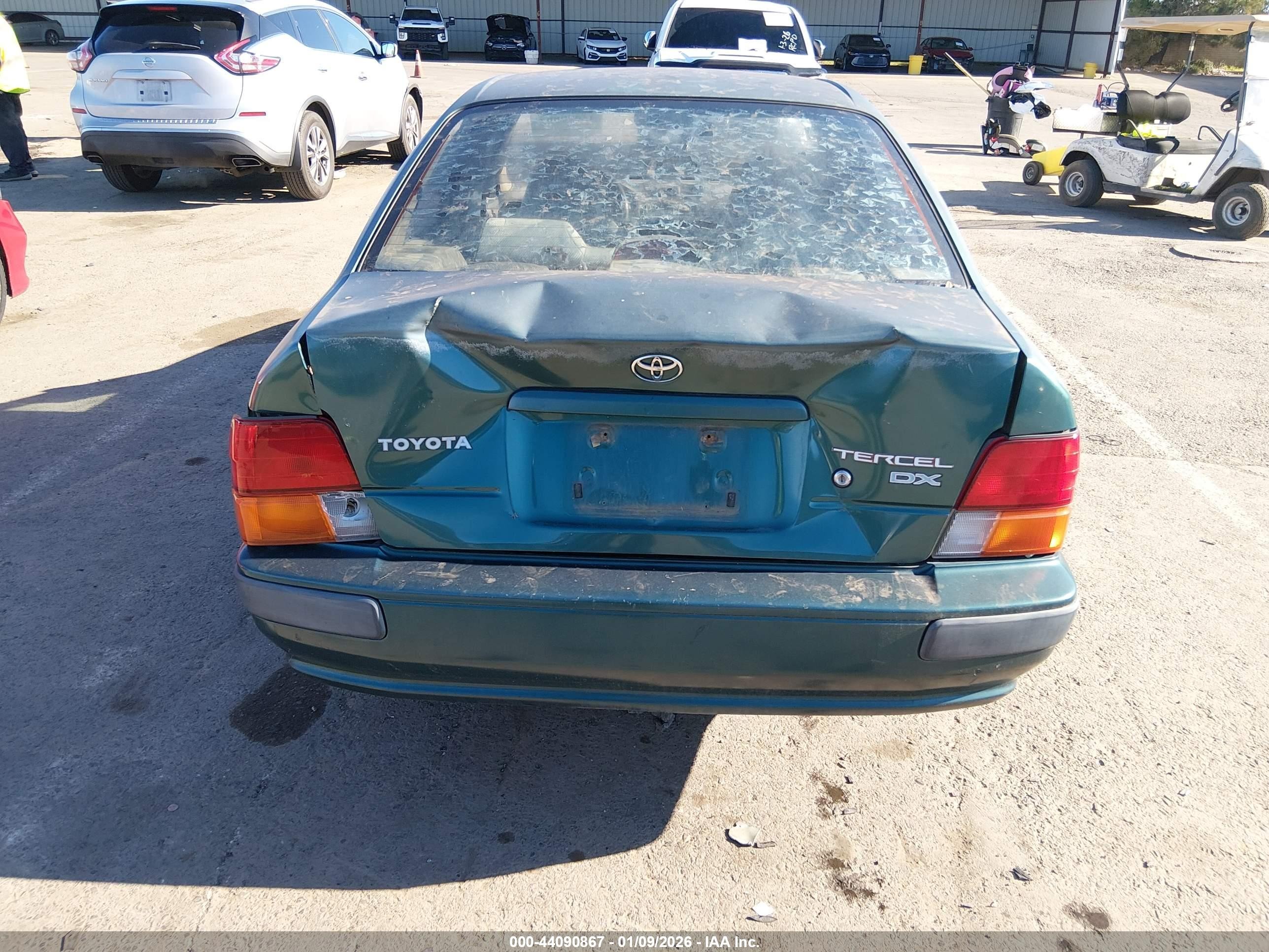 1995 Toyota Tercel Dx Зеленый vin: JT2EL56E1S0036501