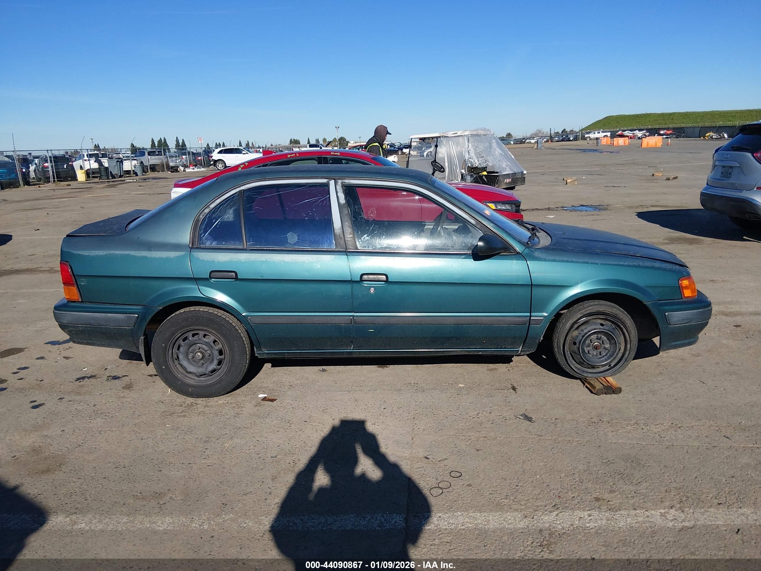 1995 Toyota Tercel Dx Зеленый vin: JT2EL56E1S0036501