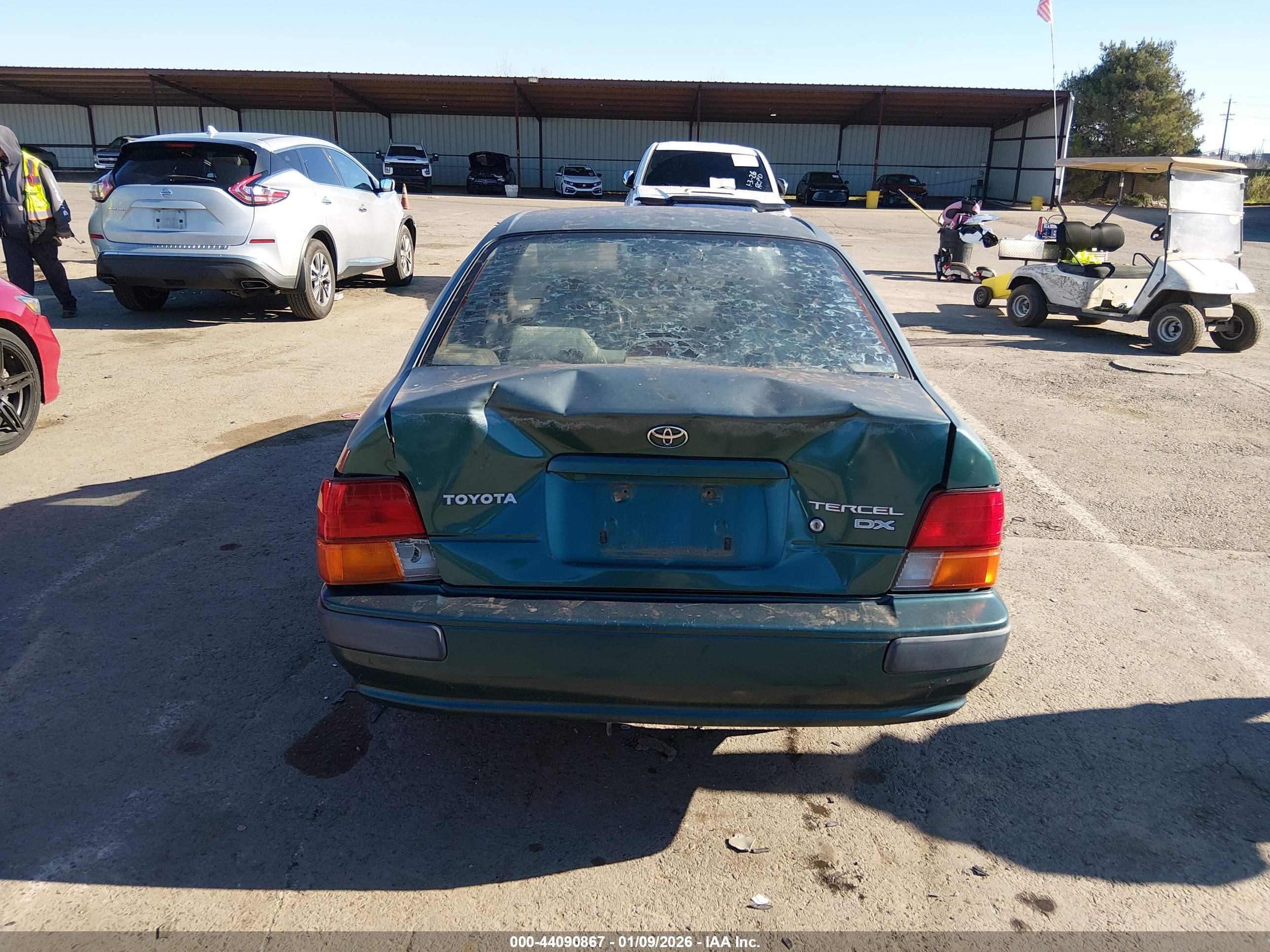 1995 Toyota Tercel Dx Зеленый vin: JT2EL56E1S0036501