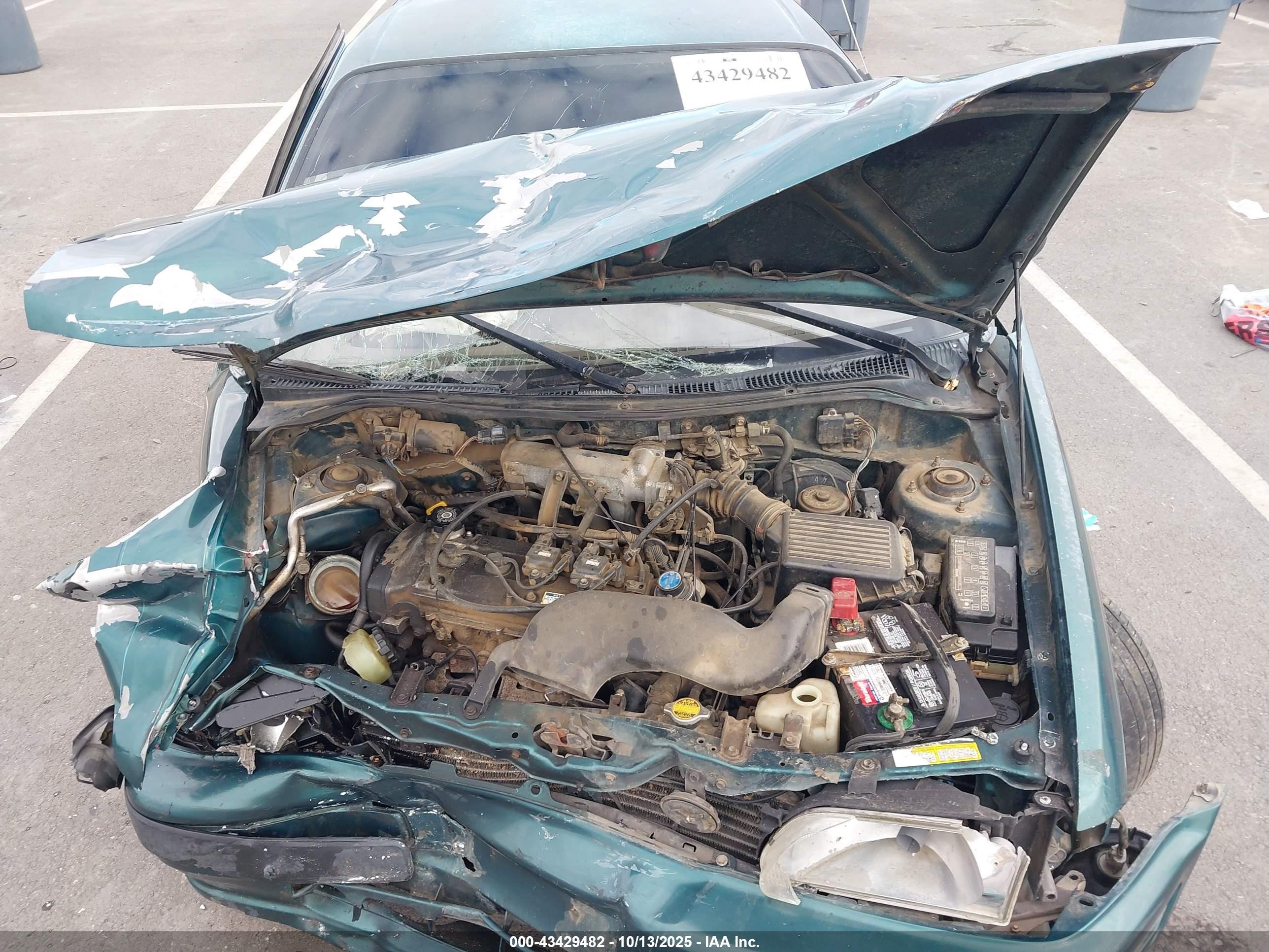 1995 Toyota Tercel Dx Green vin: JT2EL56E3S7026611