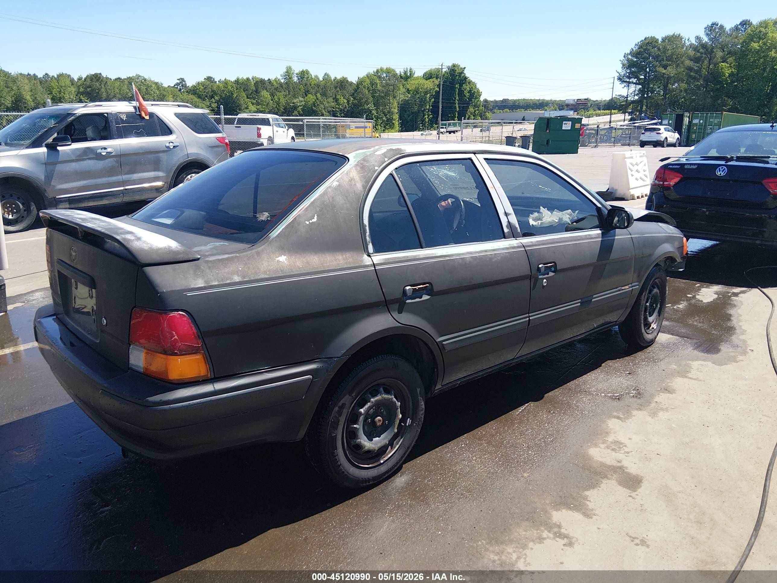 1995 Toyota Tercel Dx Black vin: JT2EL56E4S7009056