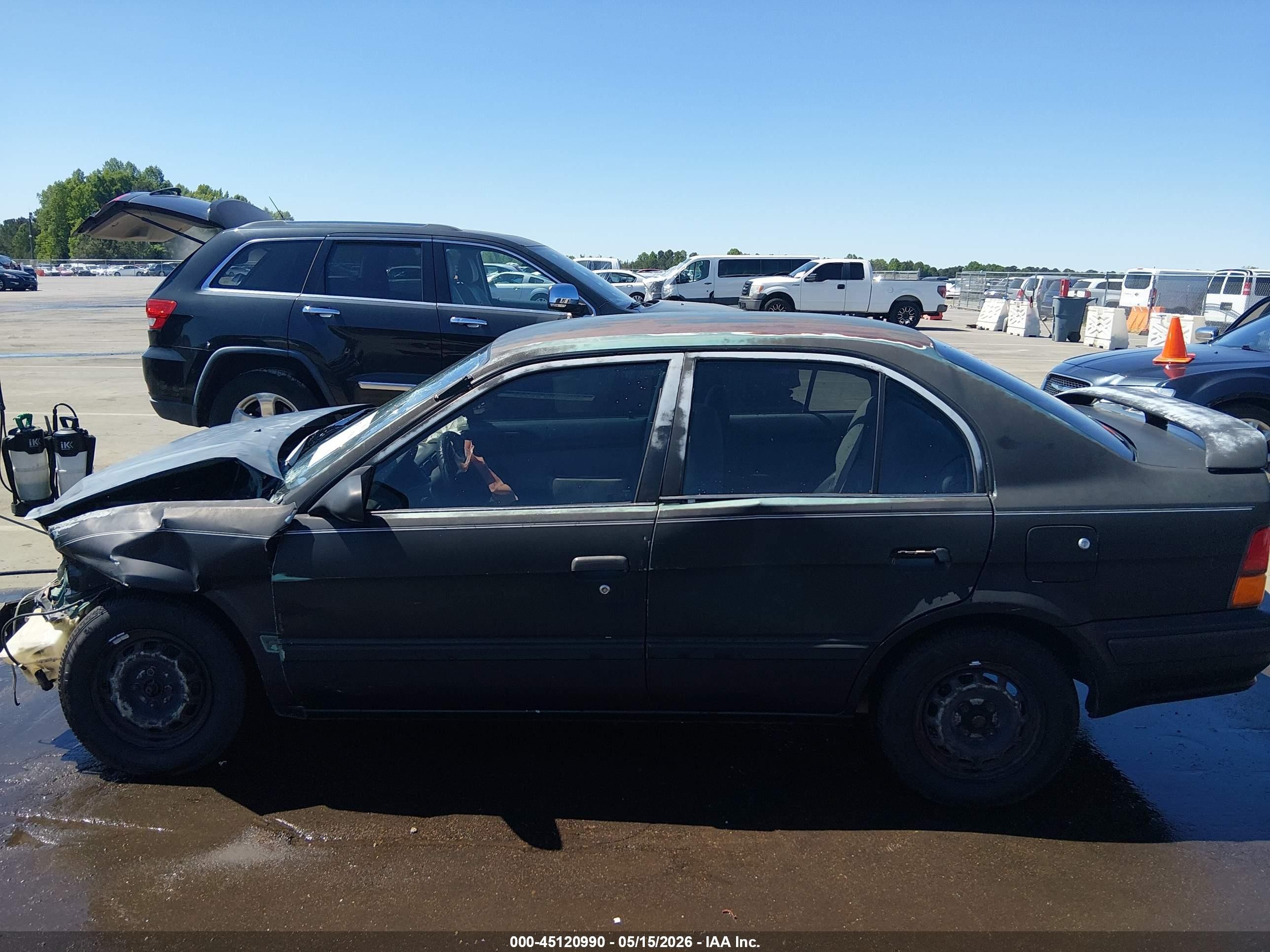 1995 Toyota Tercel Dx Black vin: JT2EL56E4S7009056