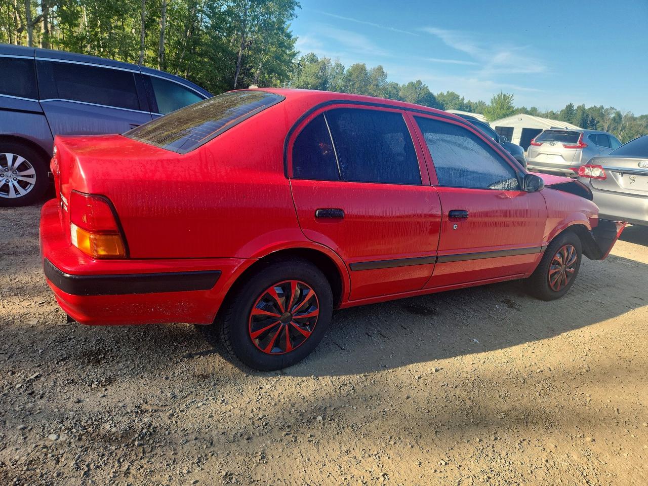 1995 Toyota Tercel Dx Красный vin: JT2EL56E4S7011535