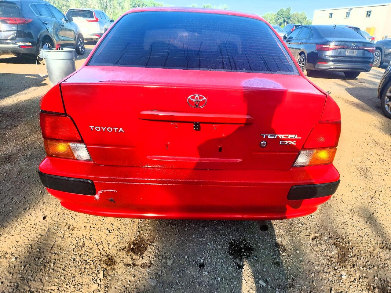 1995 Toyota Tercel Dx Красный vin: JT2EL56E4S7011535