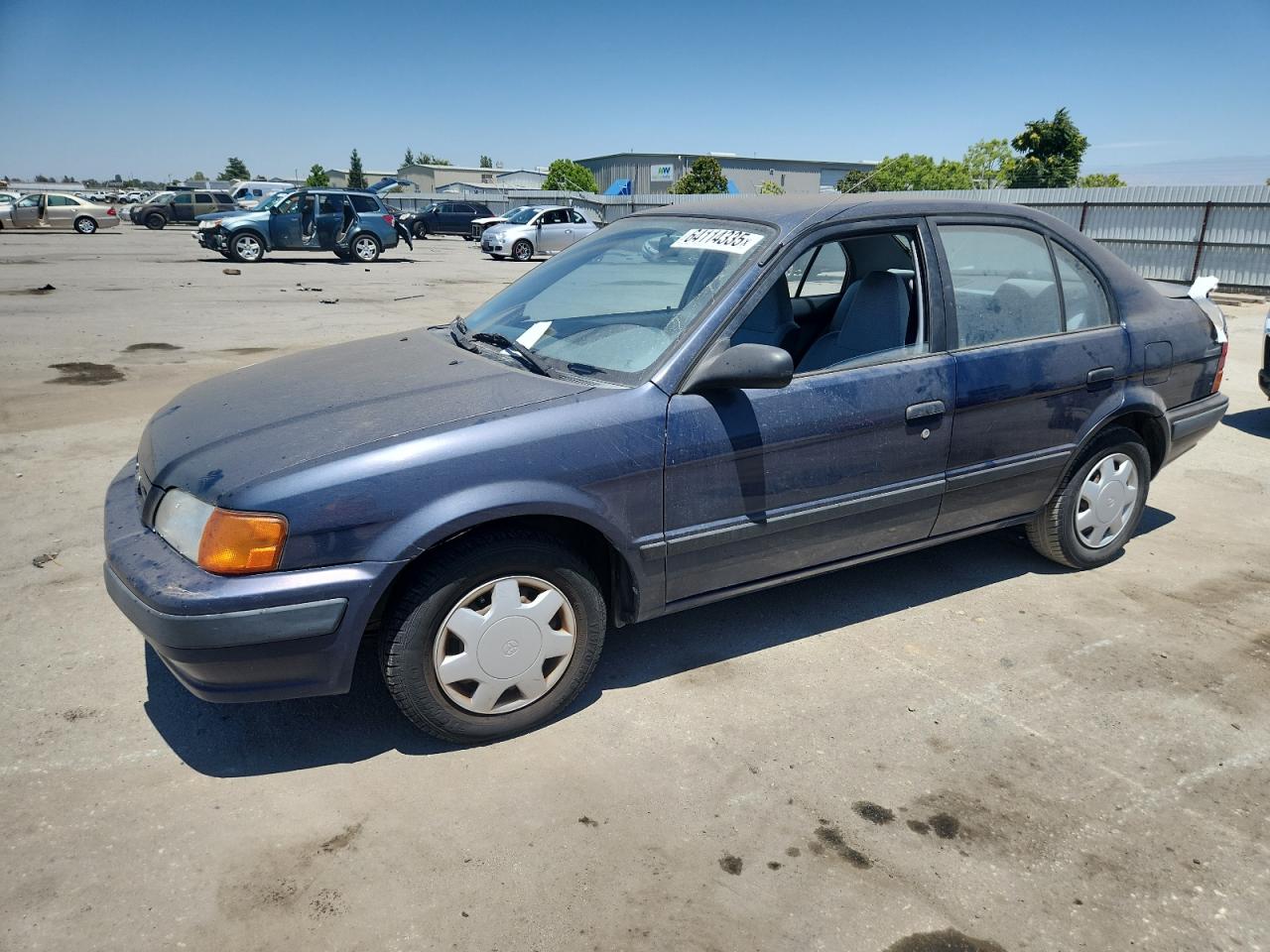 1995 Toyota Tercel Dx Blue vin: JT2EL56E4S7035348