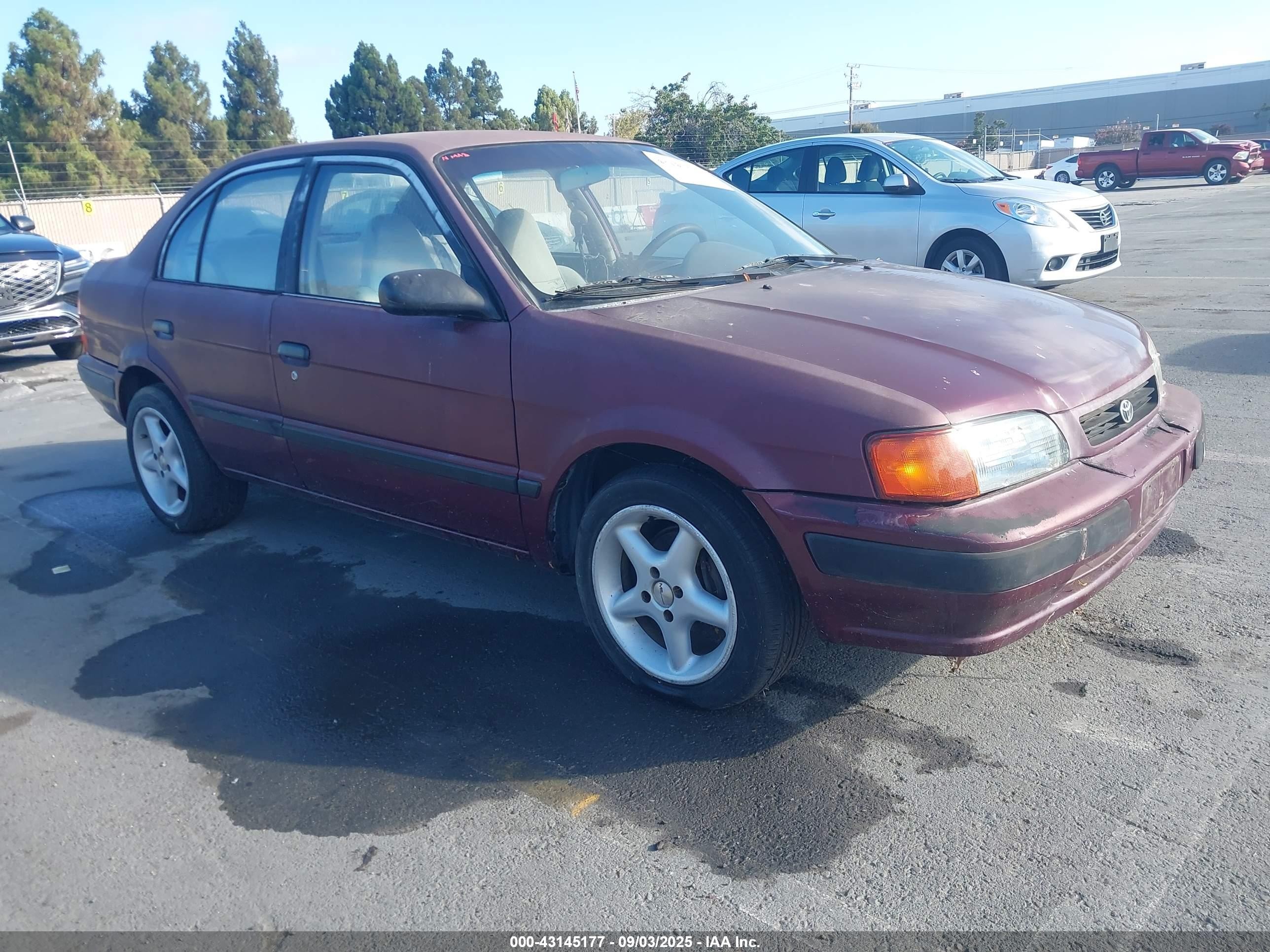 1995 Toyota Tercel Dx Red vin: JT2EL56E6S7025906