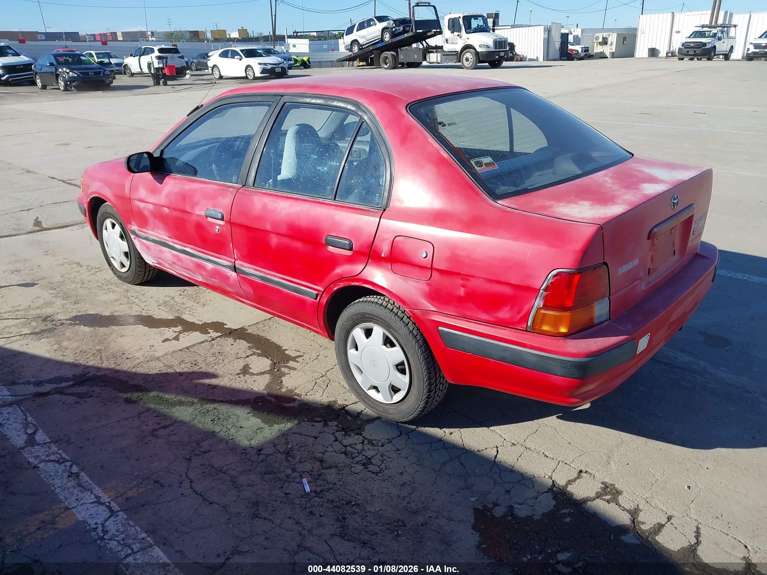 1995 Toyota Tercel Dx Красный vin: JT2EL56E7S0051262