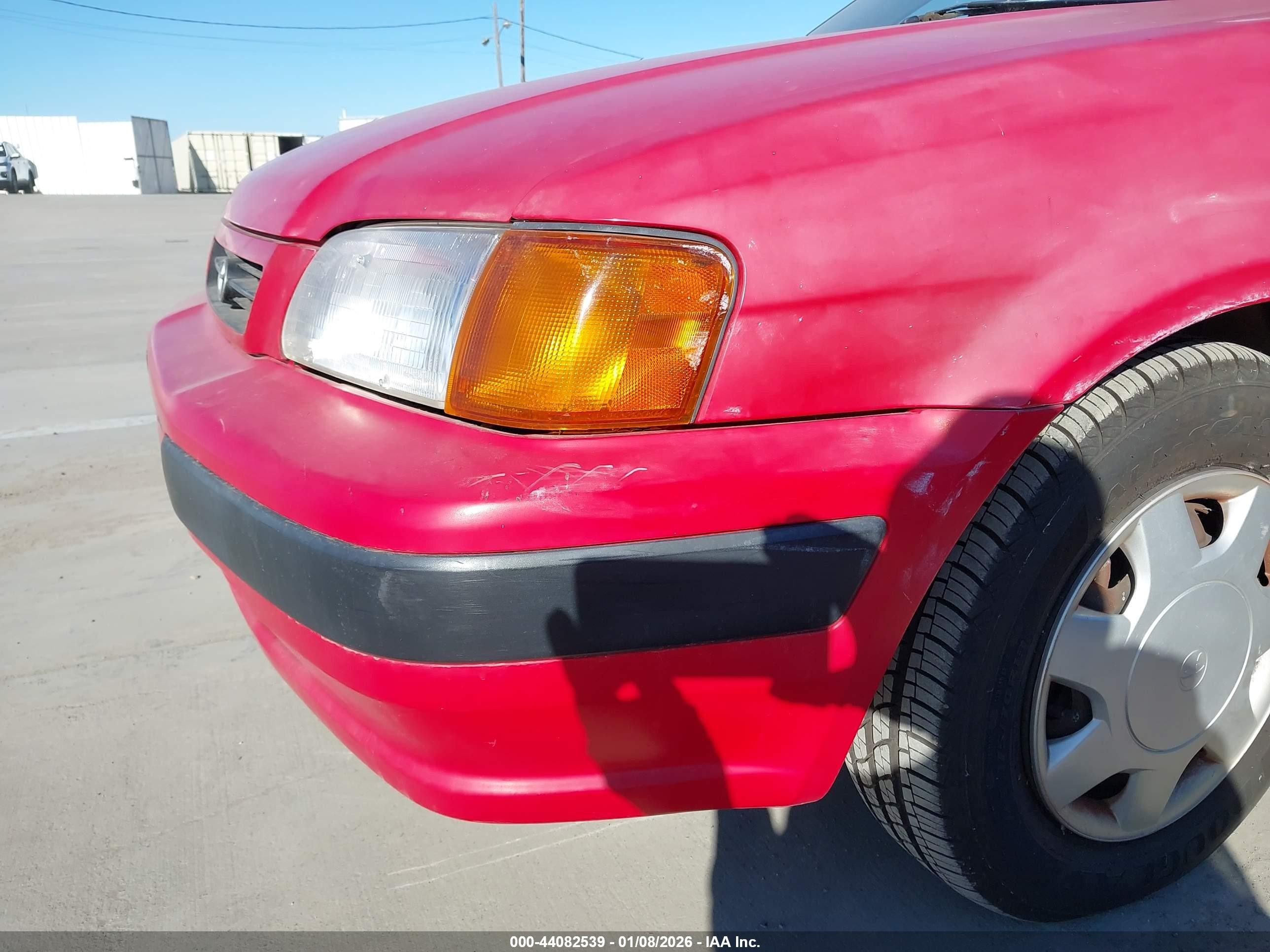 1995 Toyota Tercel Dx Красный vin: JT2EL56E7S0051262