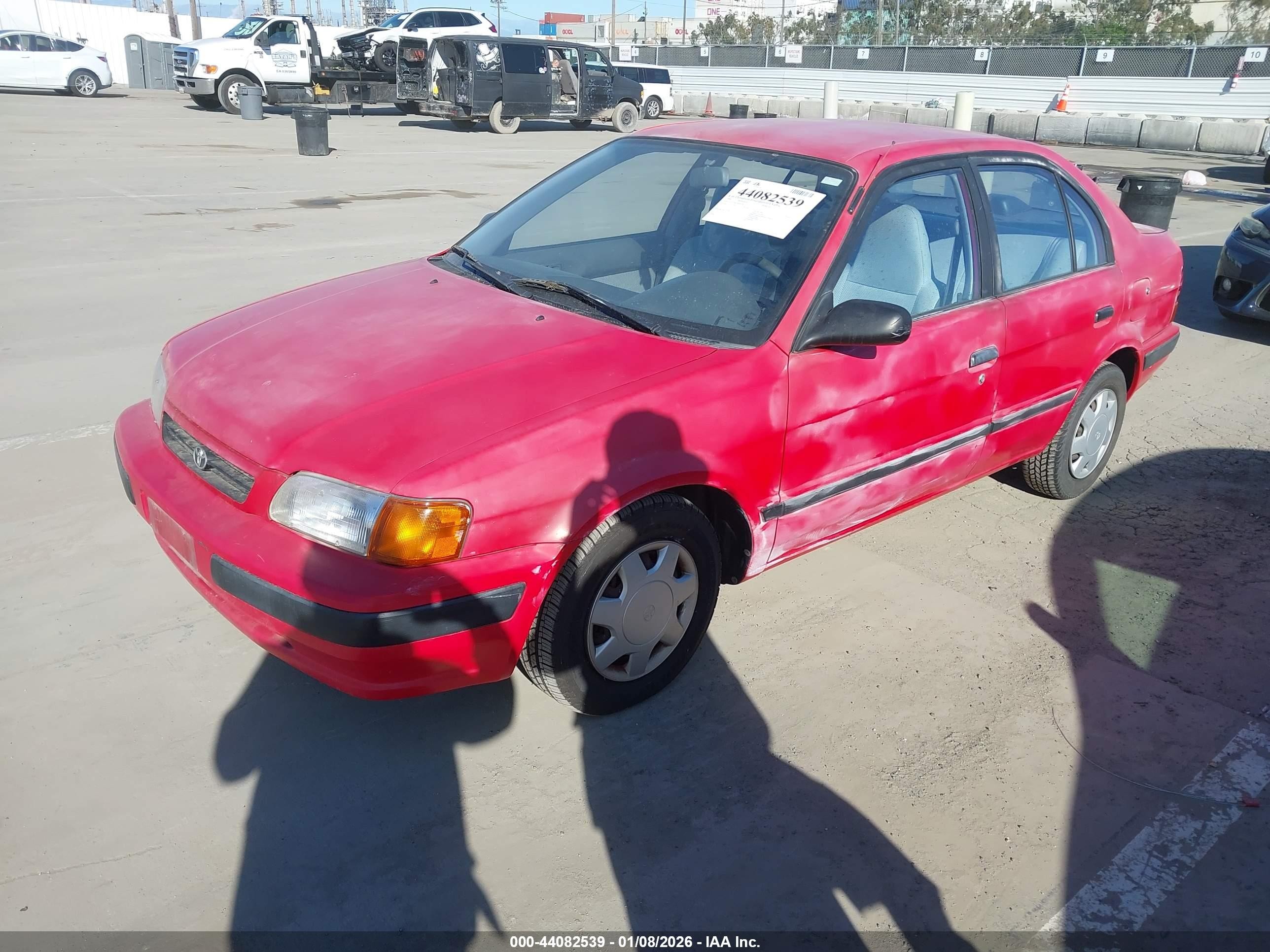 1995 Toyota Tercel Dx Красный vin: JT2EL56E7S0051262