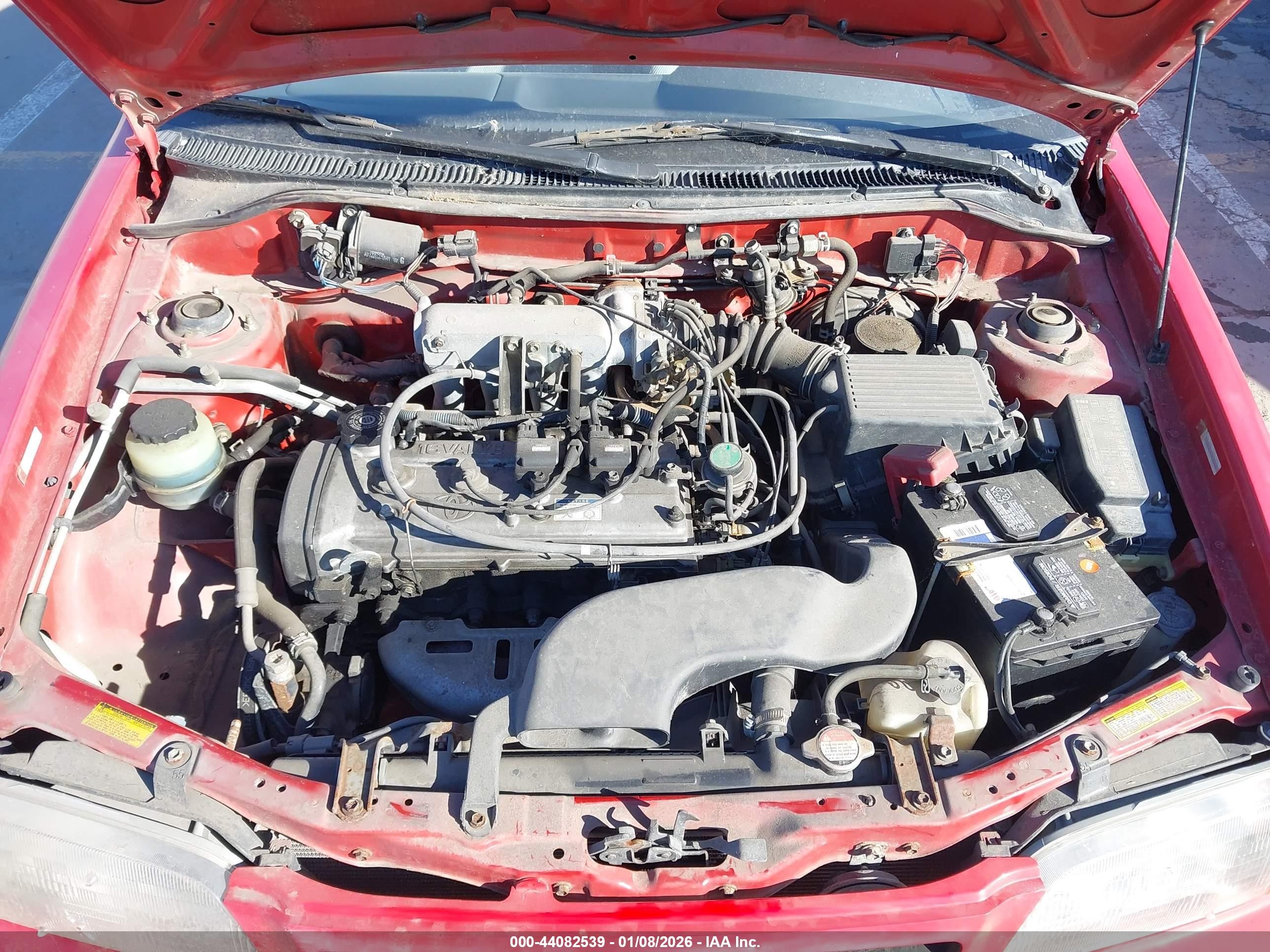 1995 Toyota Tercel Dx Красный vin: JT2EL56E7S0051262