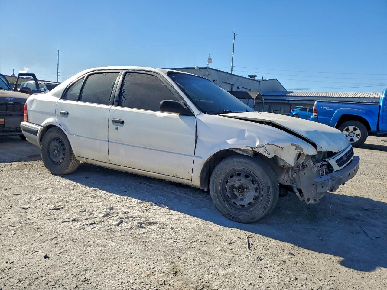 1995 Toyota Tercel Dx White vin: JT2EL56E7S7017328