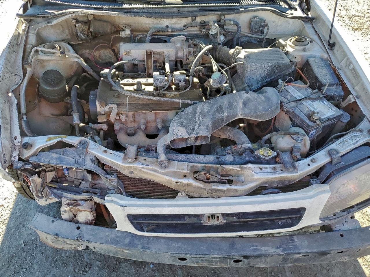 1995 Toyota Tercel Dx White vin: JT2EL56E7S7017328