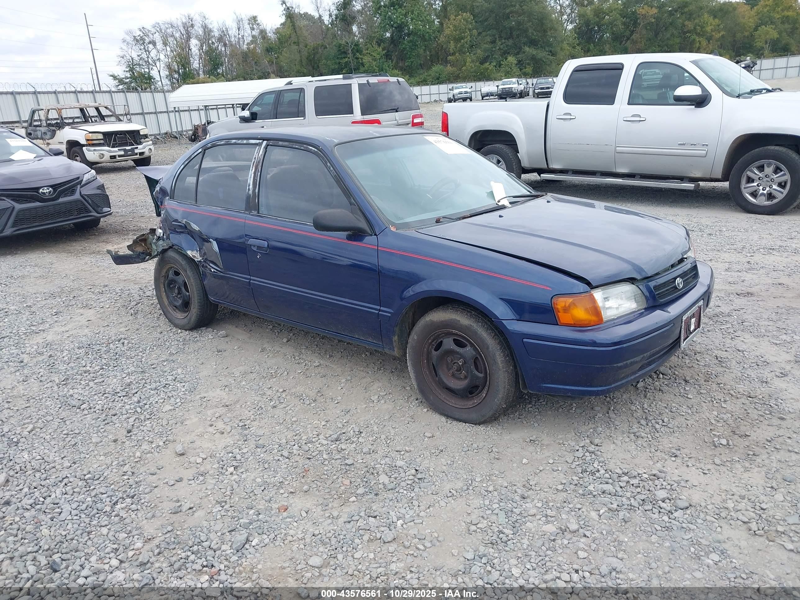 1995 Toyota Tercel Dx Blue vin: JT2EL56E7S7017863