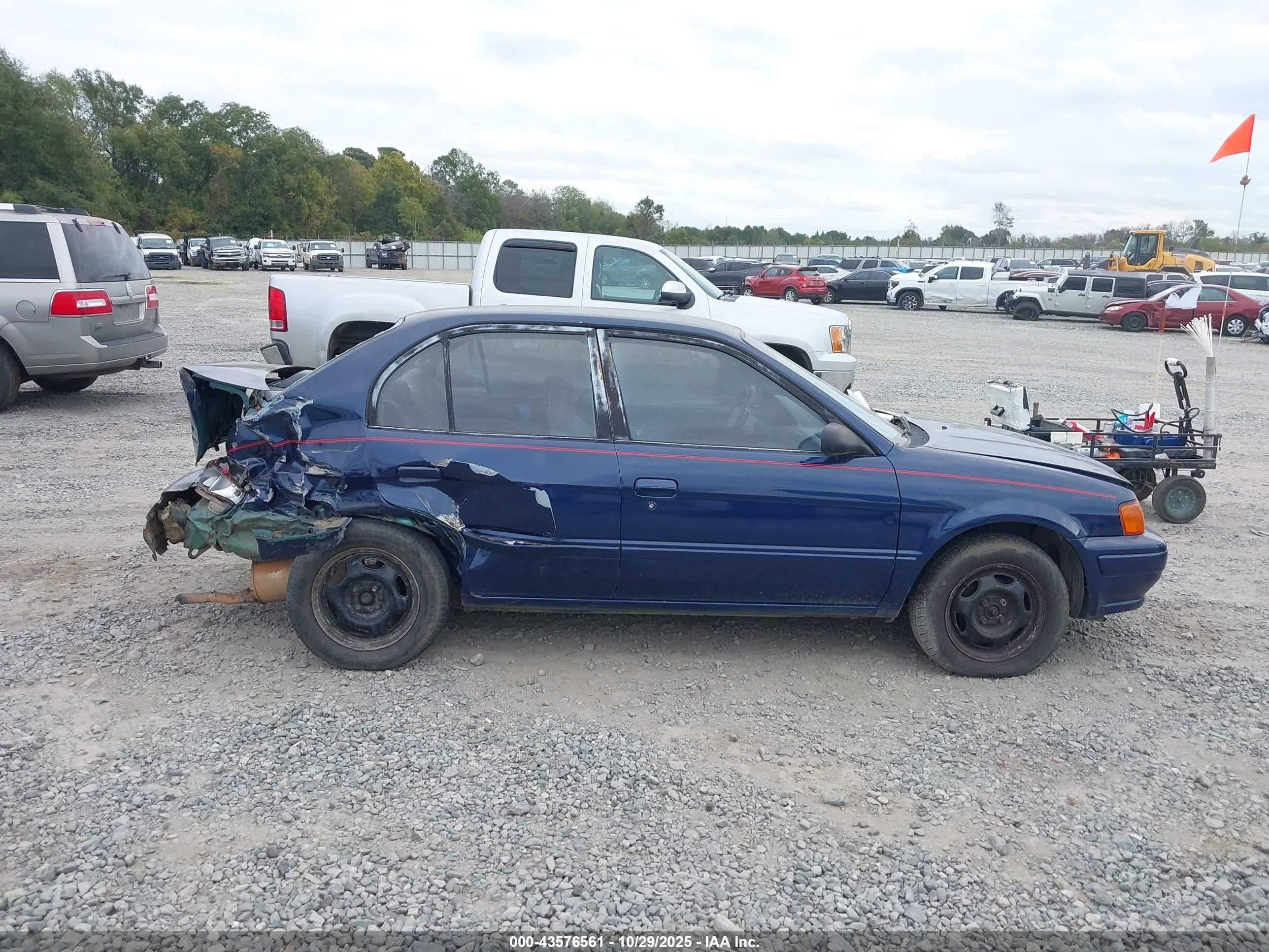 1995 Toyota Tercel Dx Blue vin: JT2EL56E7S7017863