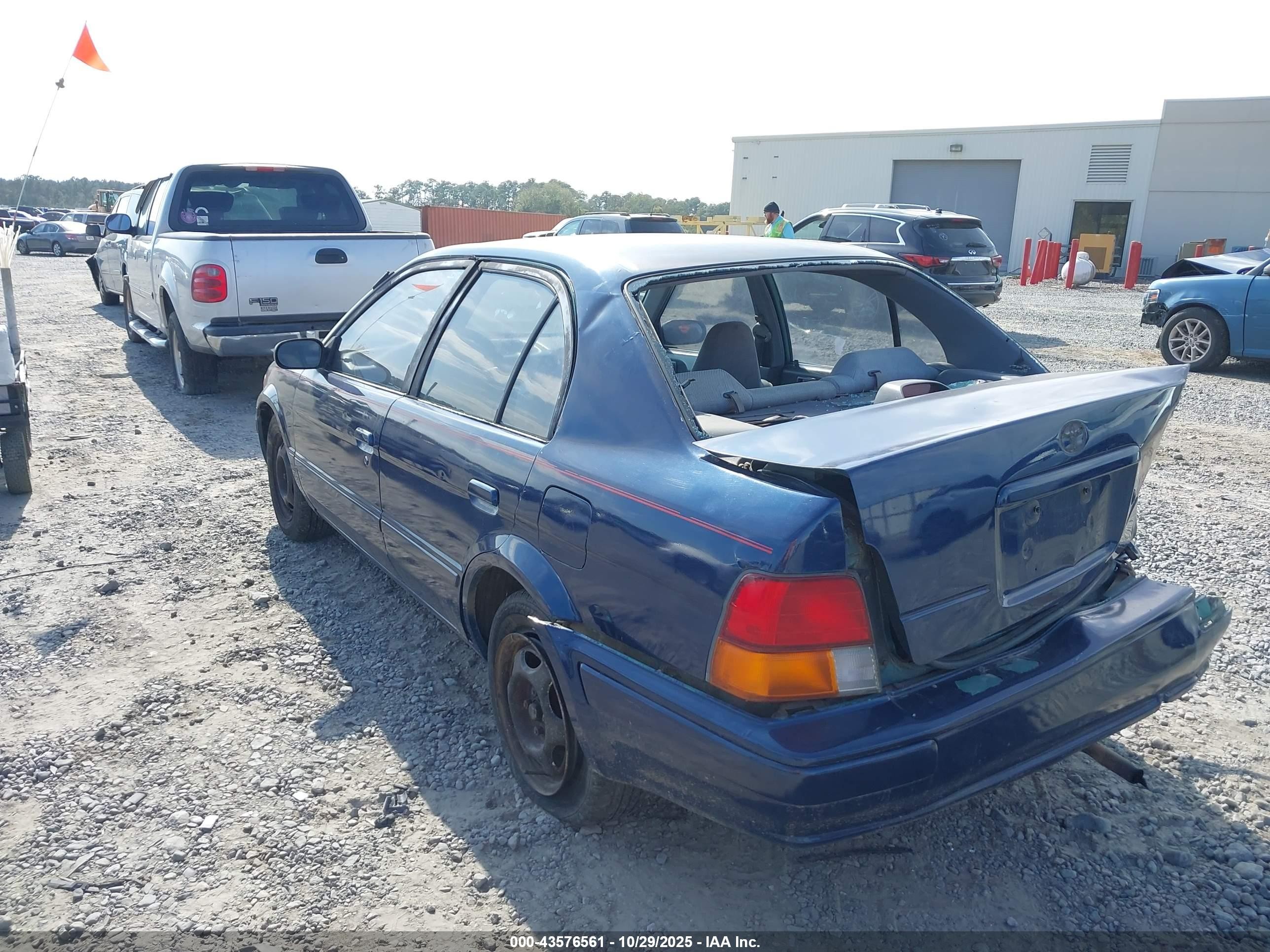 1995 Toyota Tercel Dx Blue vin: JT2EL56E7S7017863