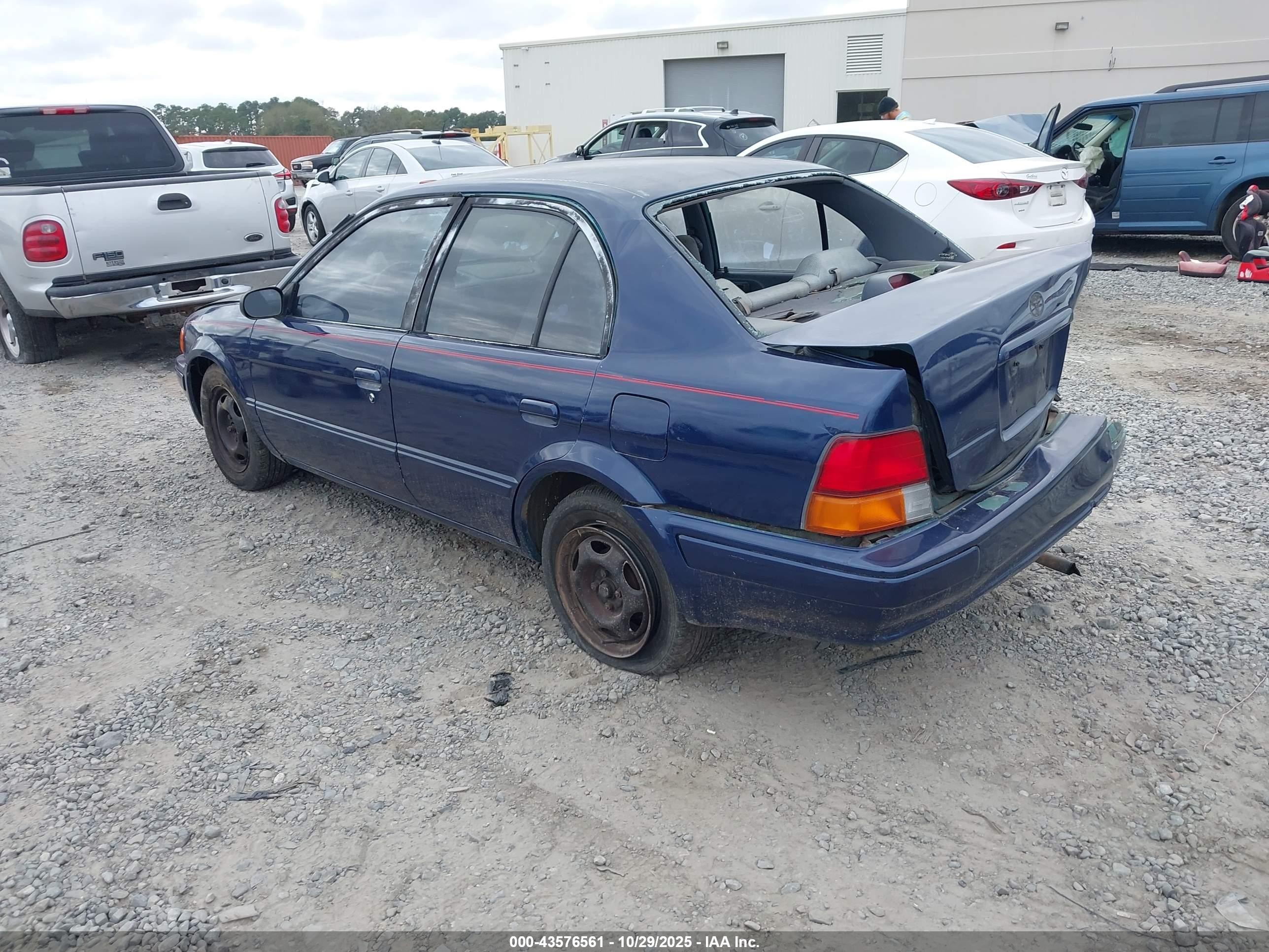 1995 Toyota Tercel Dx Blue vin: JT2EL56E7S7017863