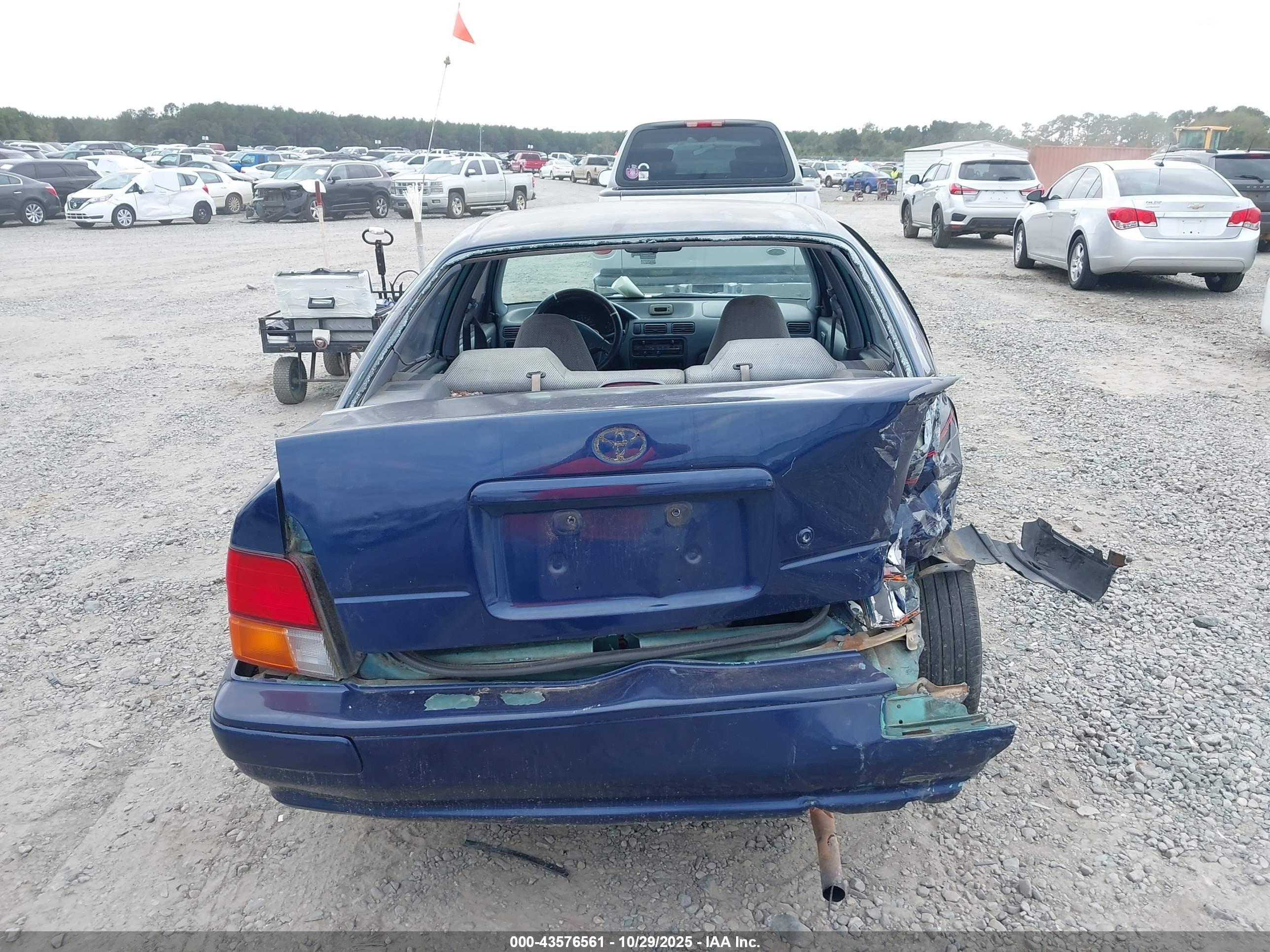 1995 Toyota Tercel Dx Blue vin: JT2EL56E7S7017863