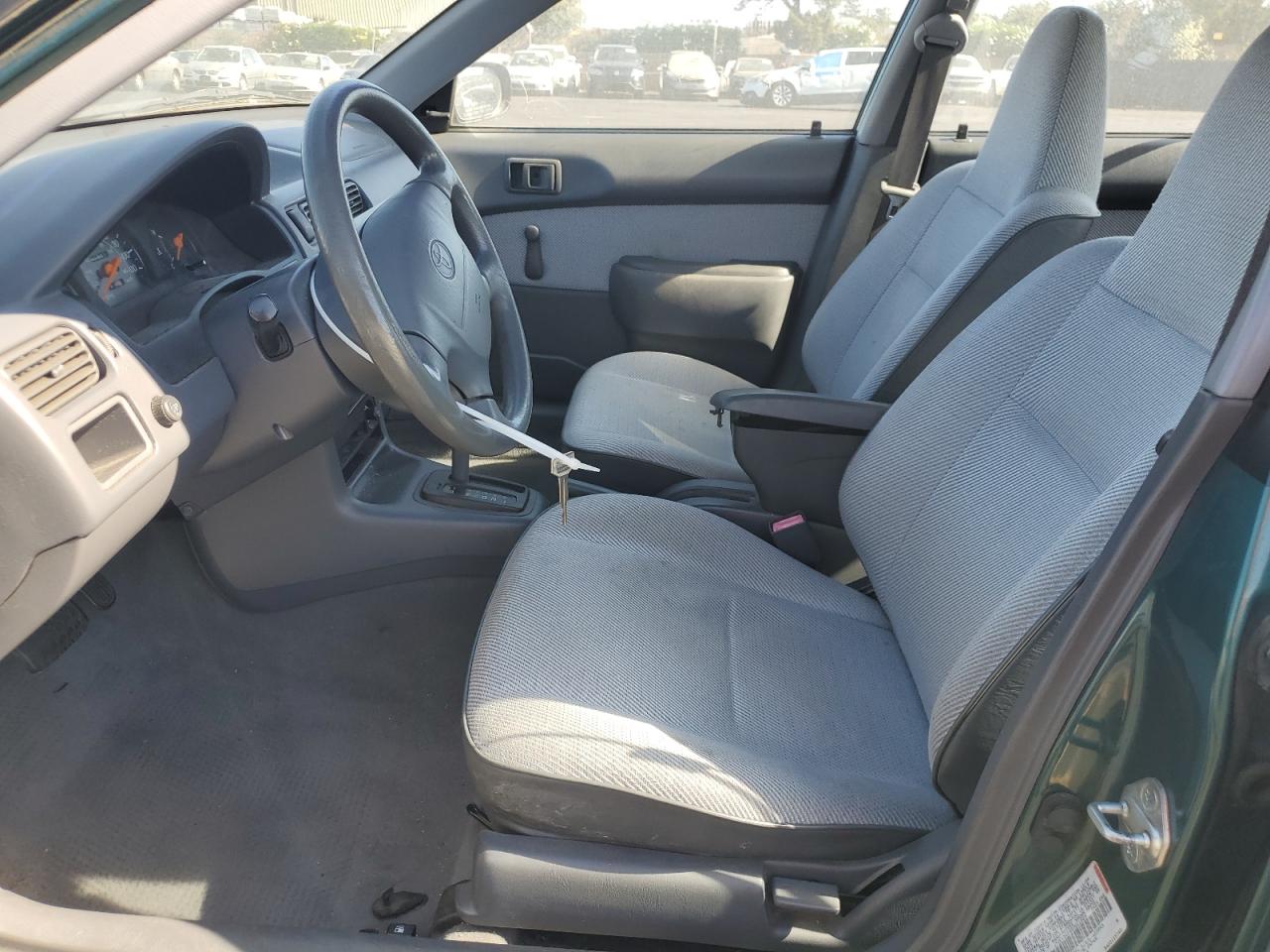 1995 Toyota Tercel Dx   Green vin: JT2EL56E8S7011683