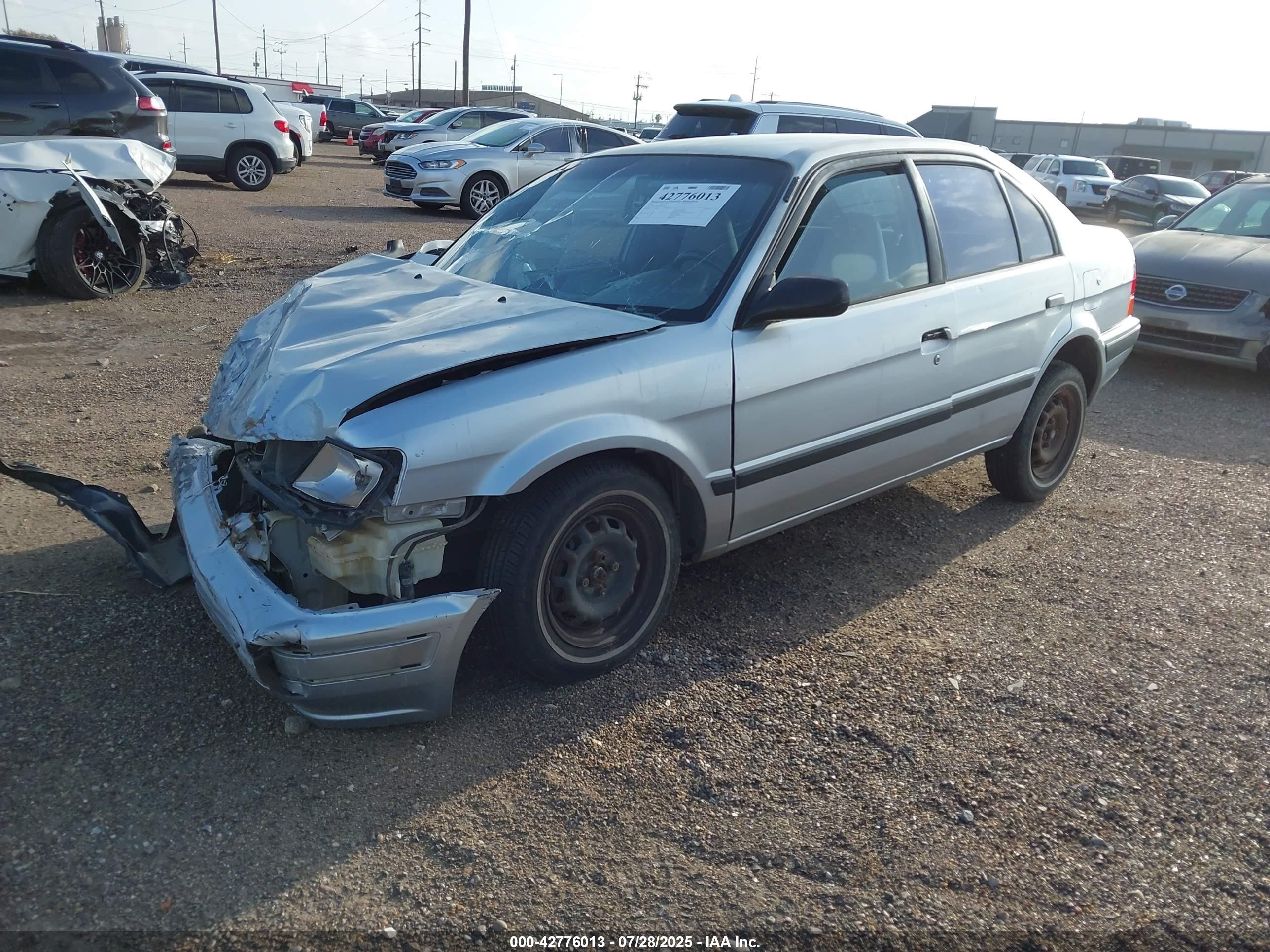 1995 Toyota Tercel Dx Silver vin: JT2EL56E8S7015569