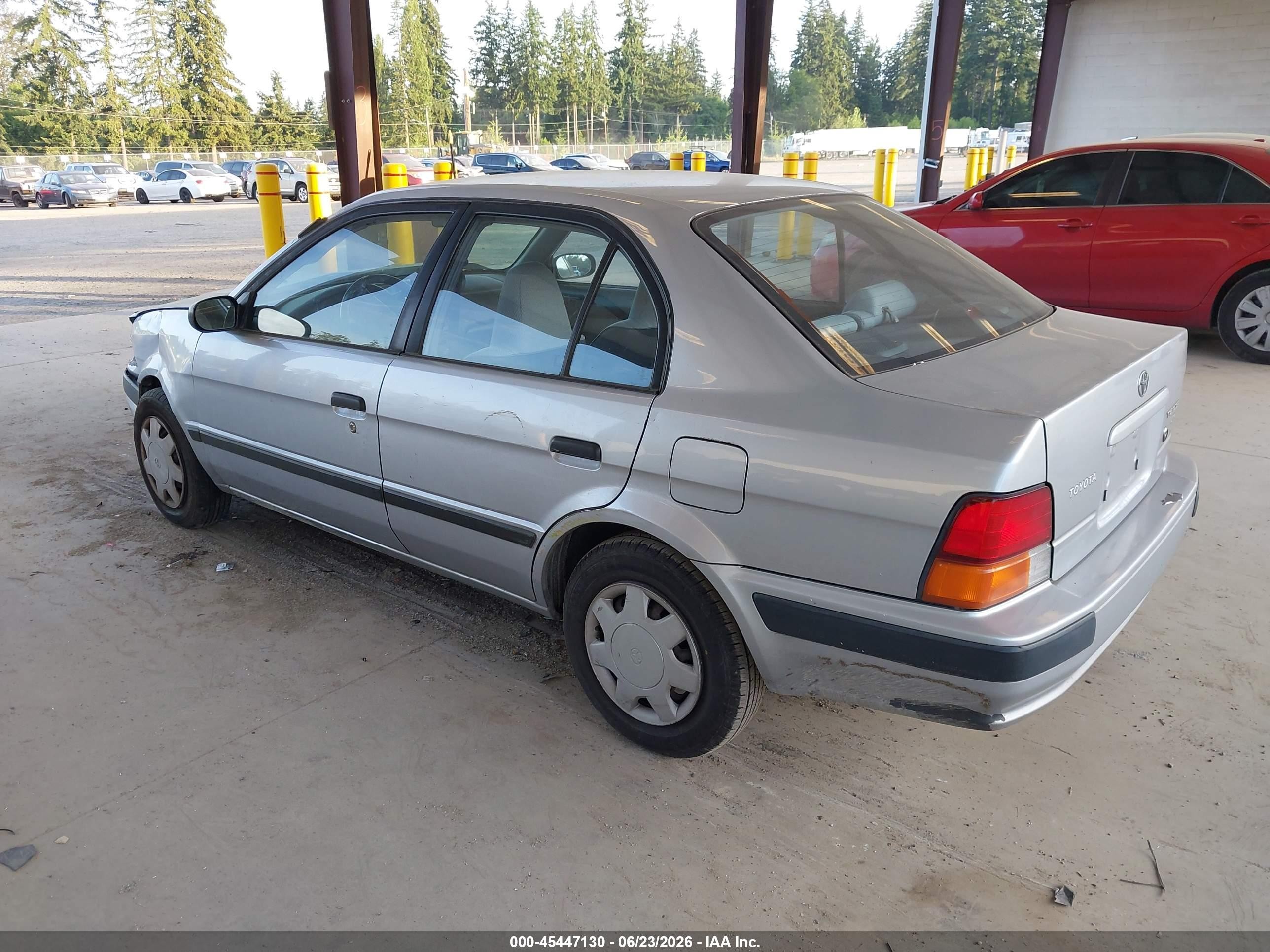 1995 Toyota Tercel Dx Silver vin: JT2EL56EXS0011807
