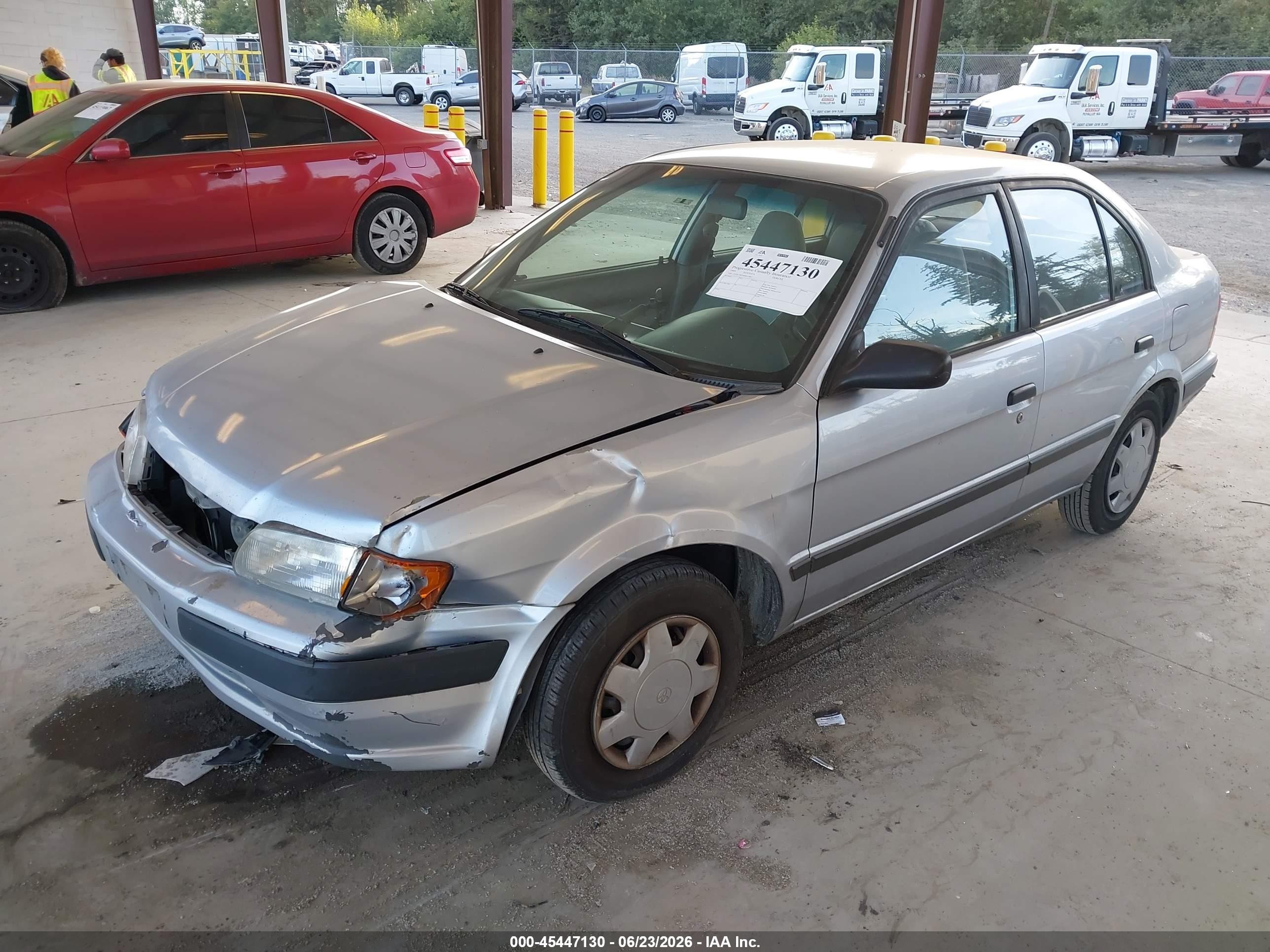 1995 Toyota Tercel Dx Silver vin: JT2EL56EXS0011807