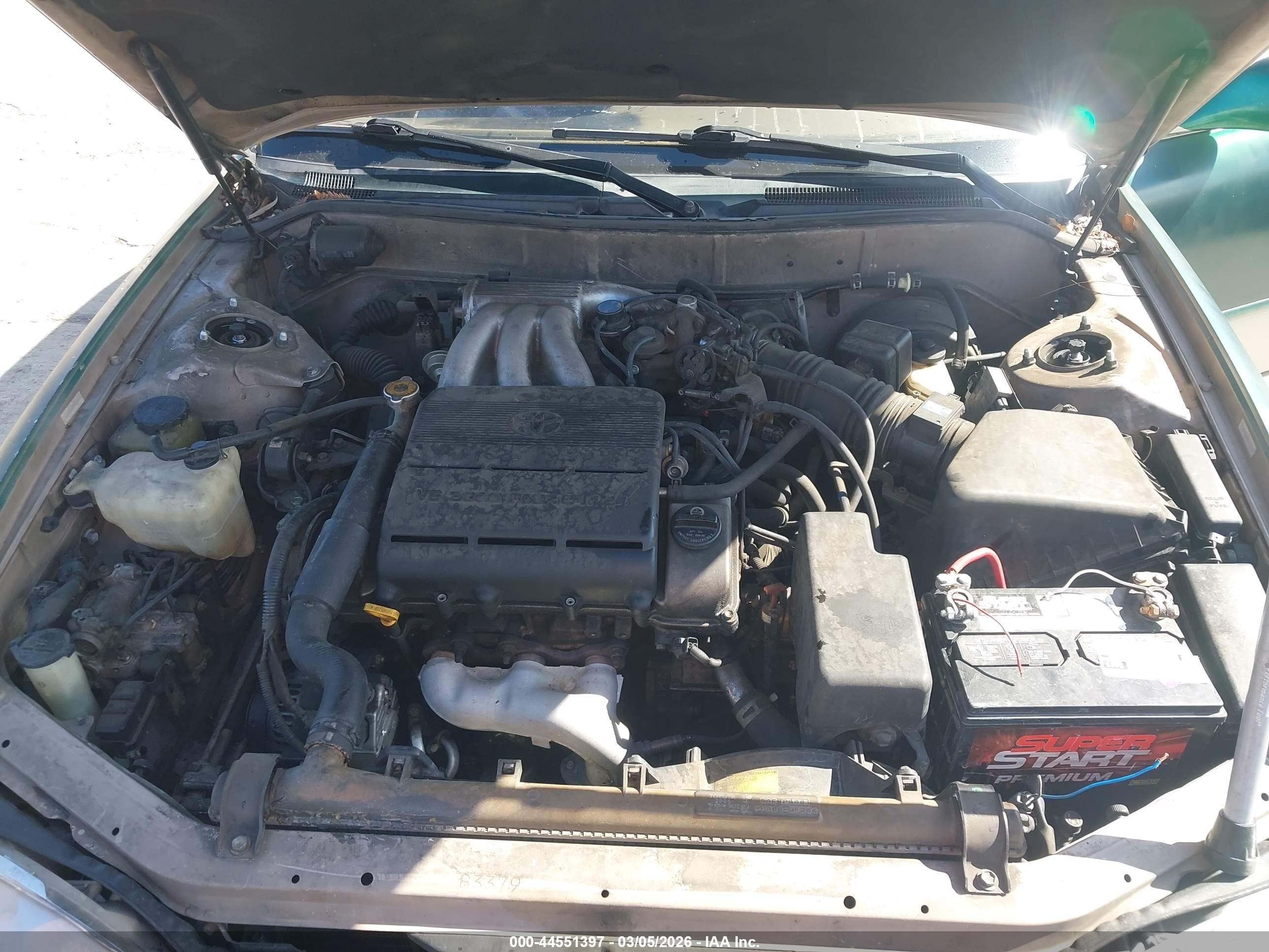 1995 Toyota Camry Le Green vin: JT2GK12E7S0121238