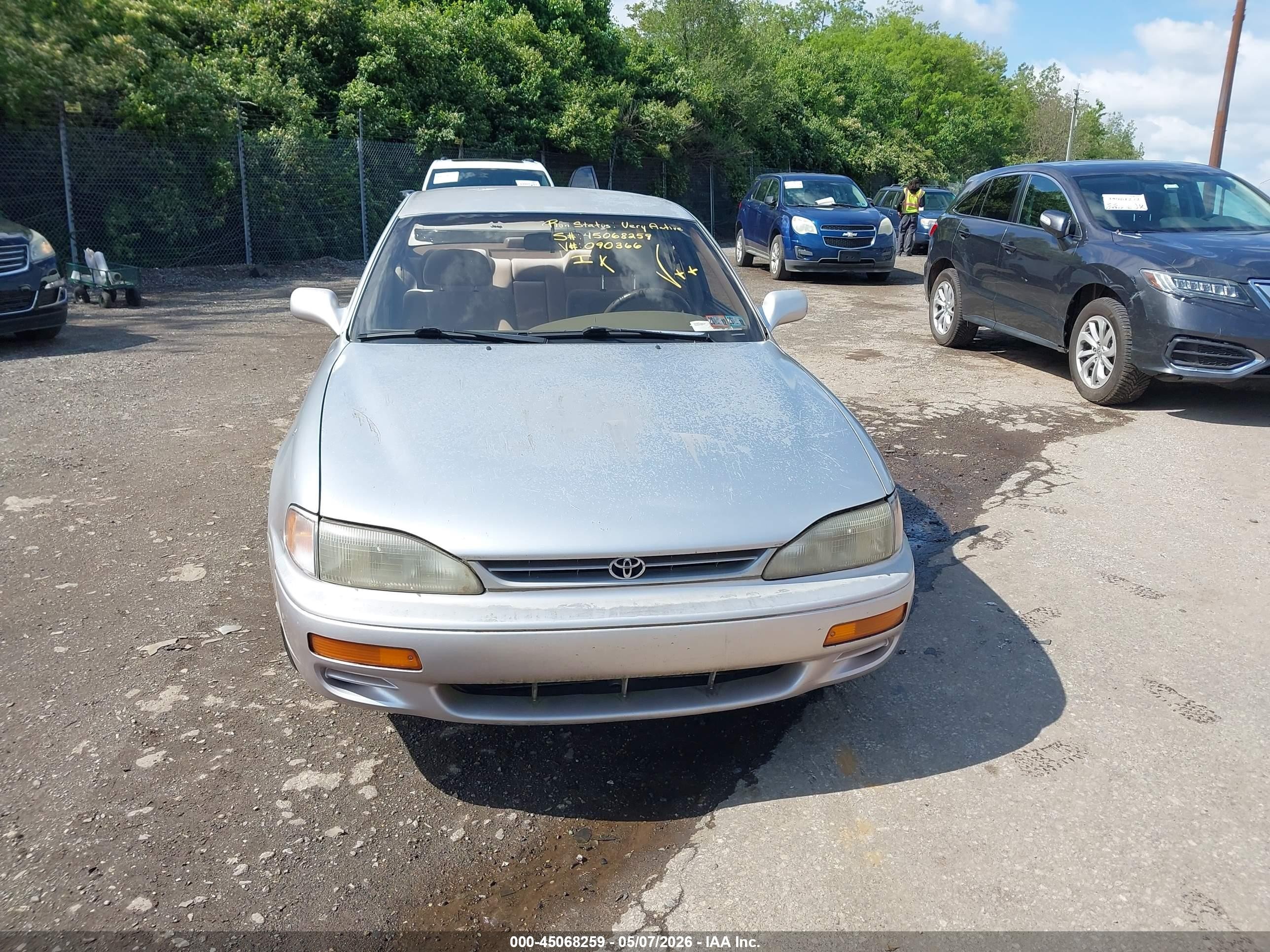 1995 Toyota Camry Xle Silver vin: JT2GK13E4S0090366