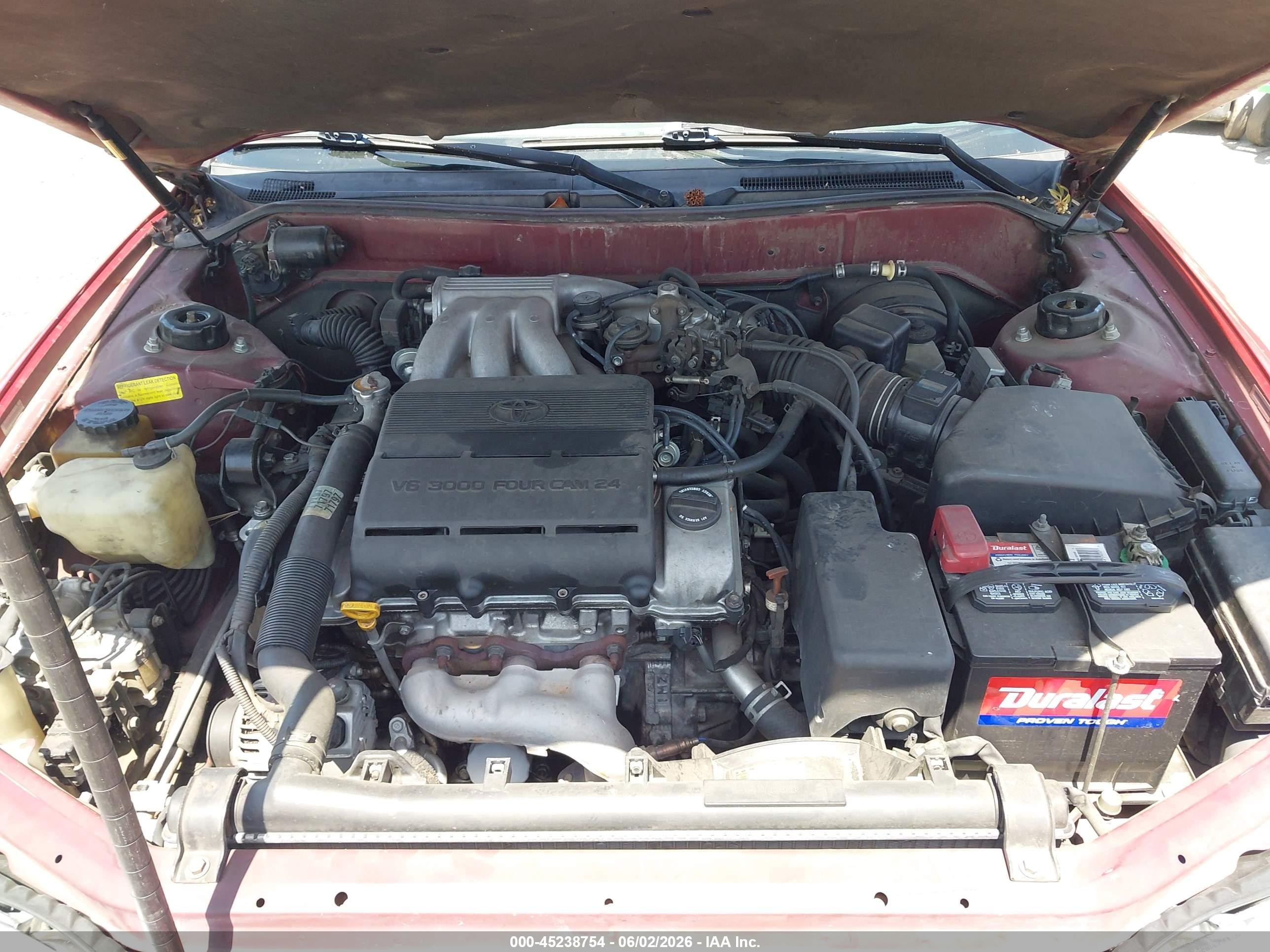 1995 Toyota Camry Xle Red vin: JT2GK13E4S0099875