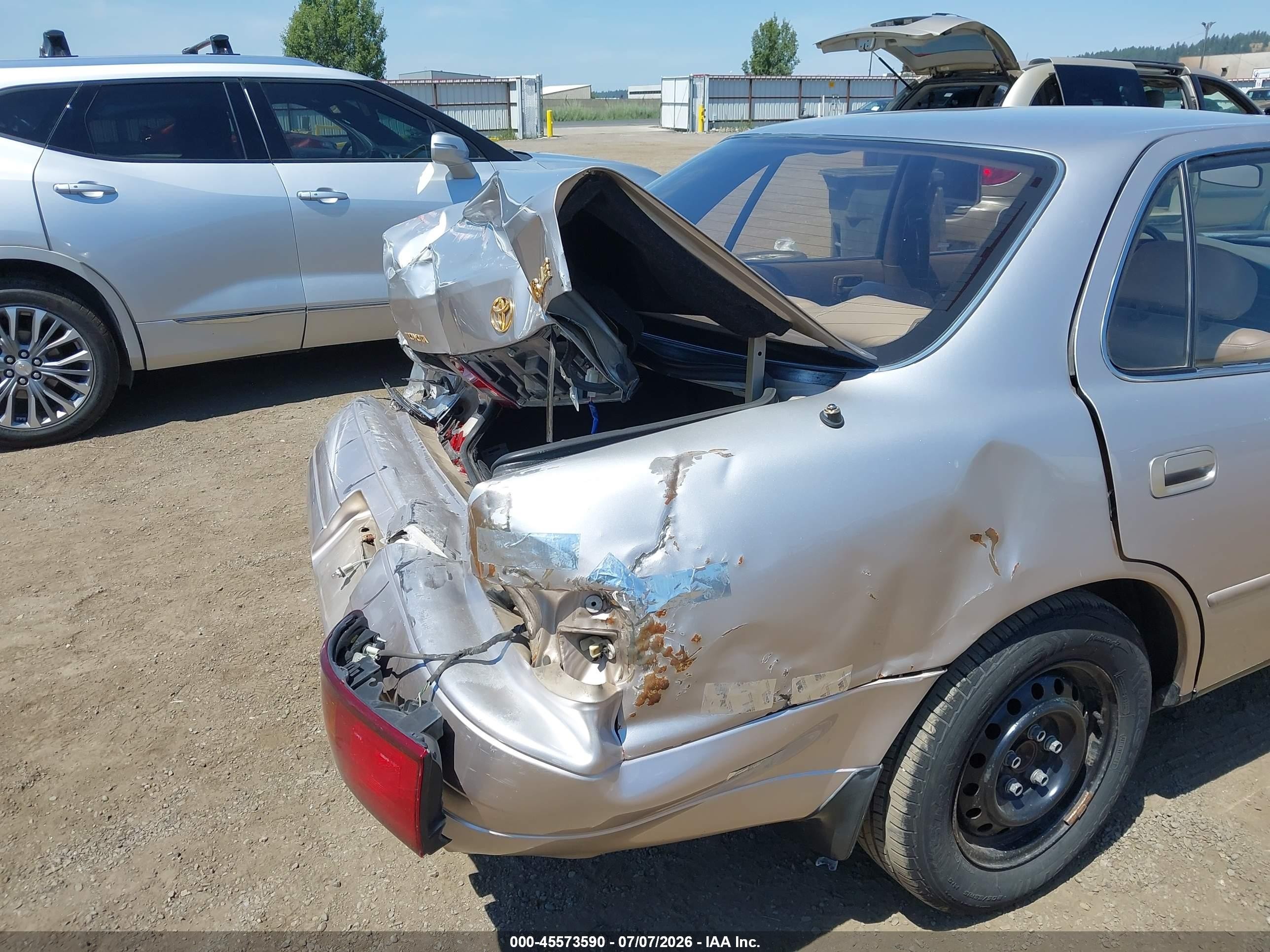 1995 Toyota Camry Xle Pewter vin: JT2GK13E9S0075880
