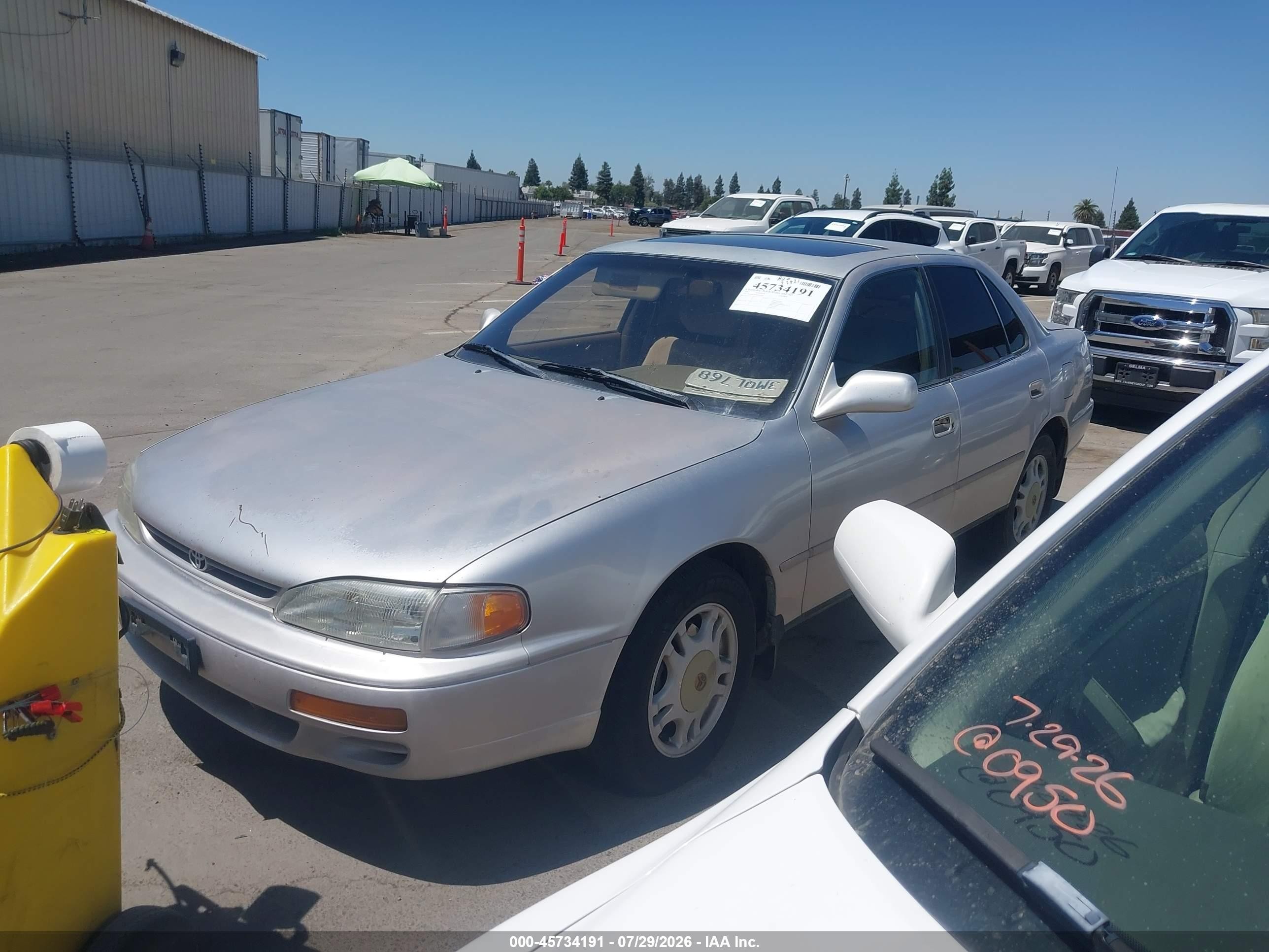 1995 Toyota Camry Xle Silver vin: JT2GK13EXS0116467