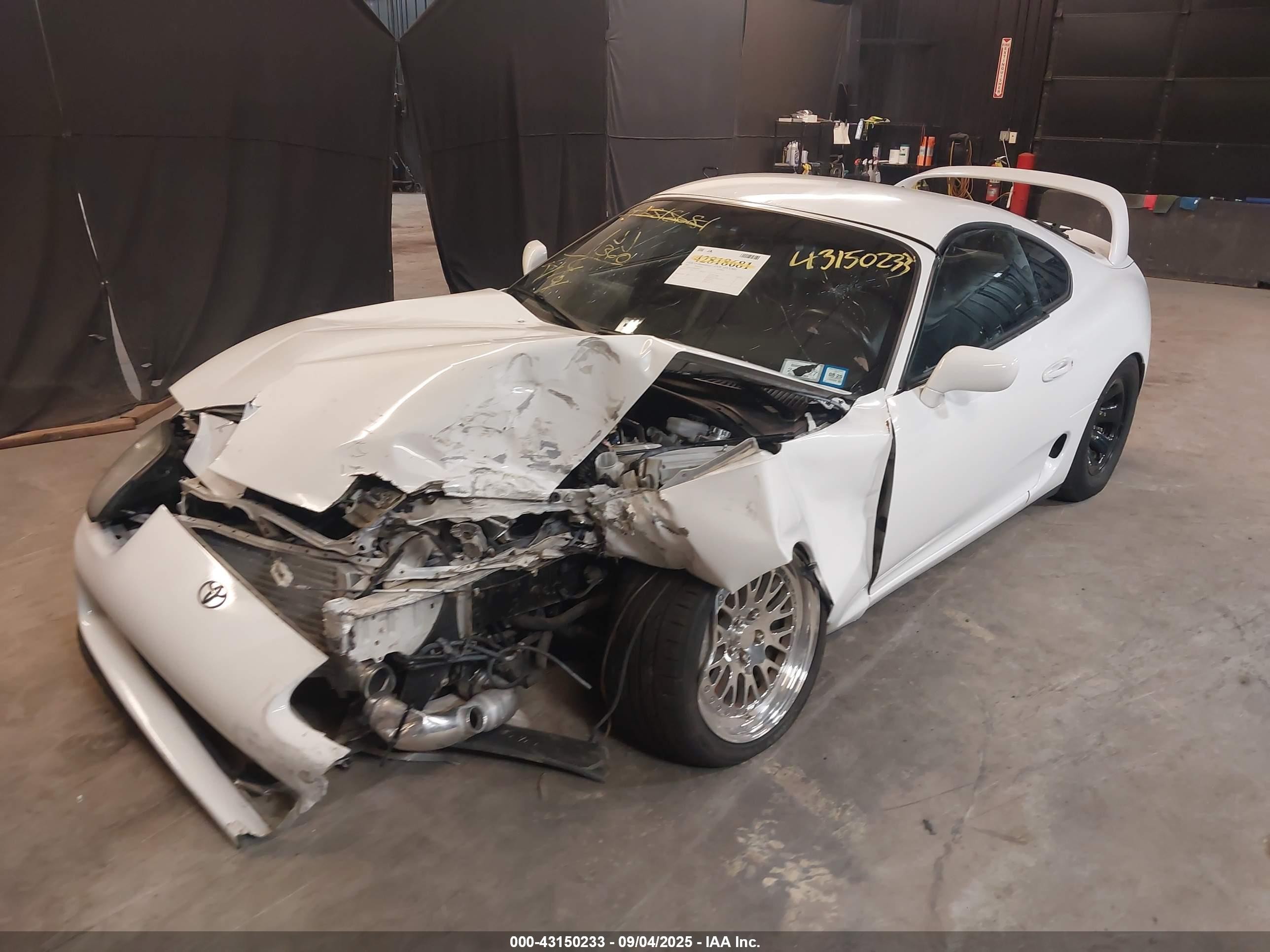 1995 Toyota Supra Sport Roof White vin: JT2JA81J0S0024026