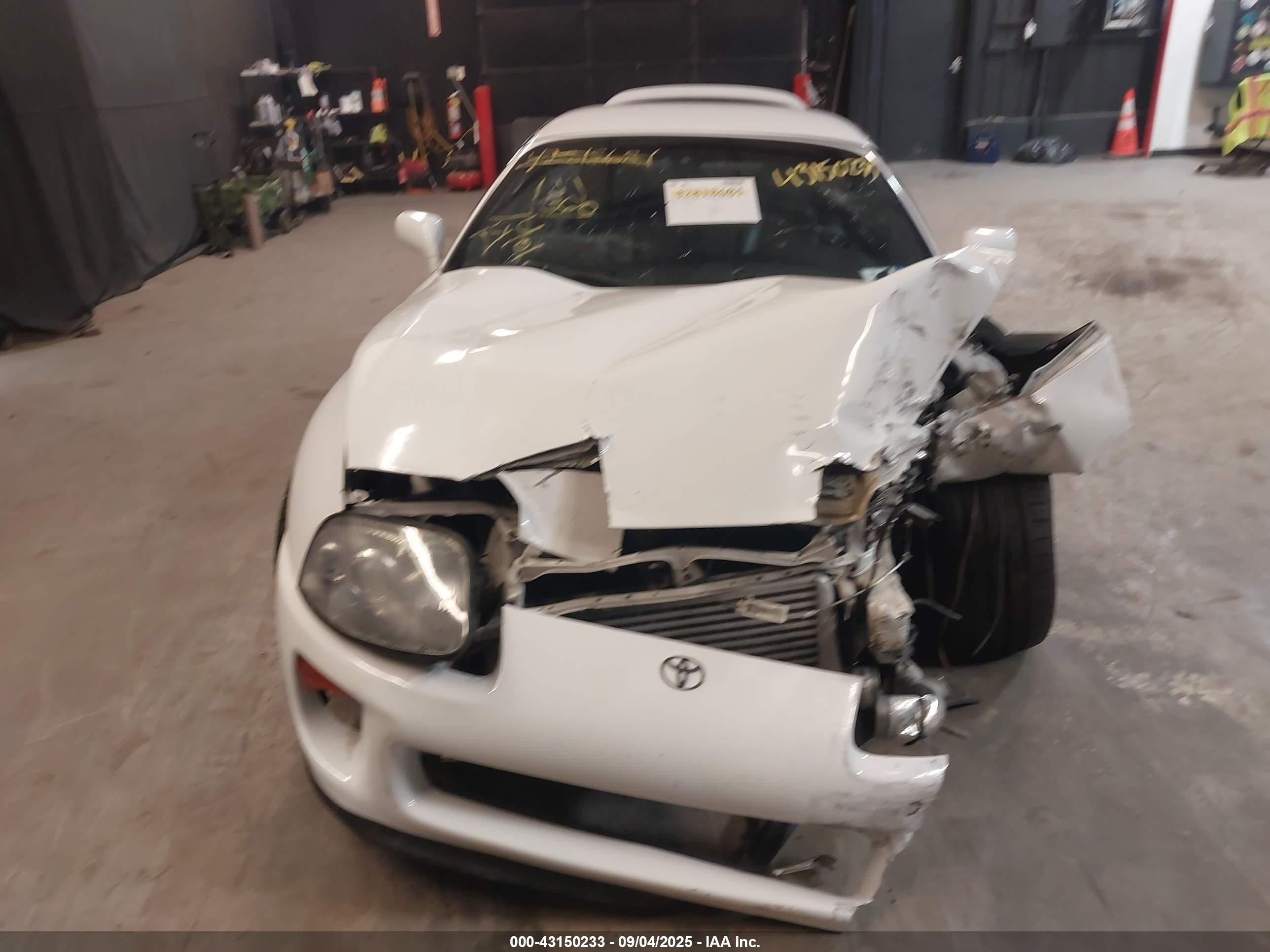 1995 Toyota Supra Sport Roof White vin: JT2JA81J0S0024026