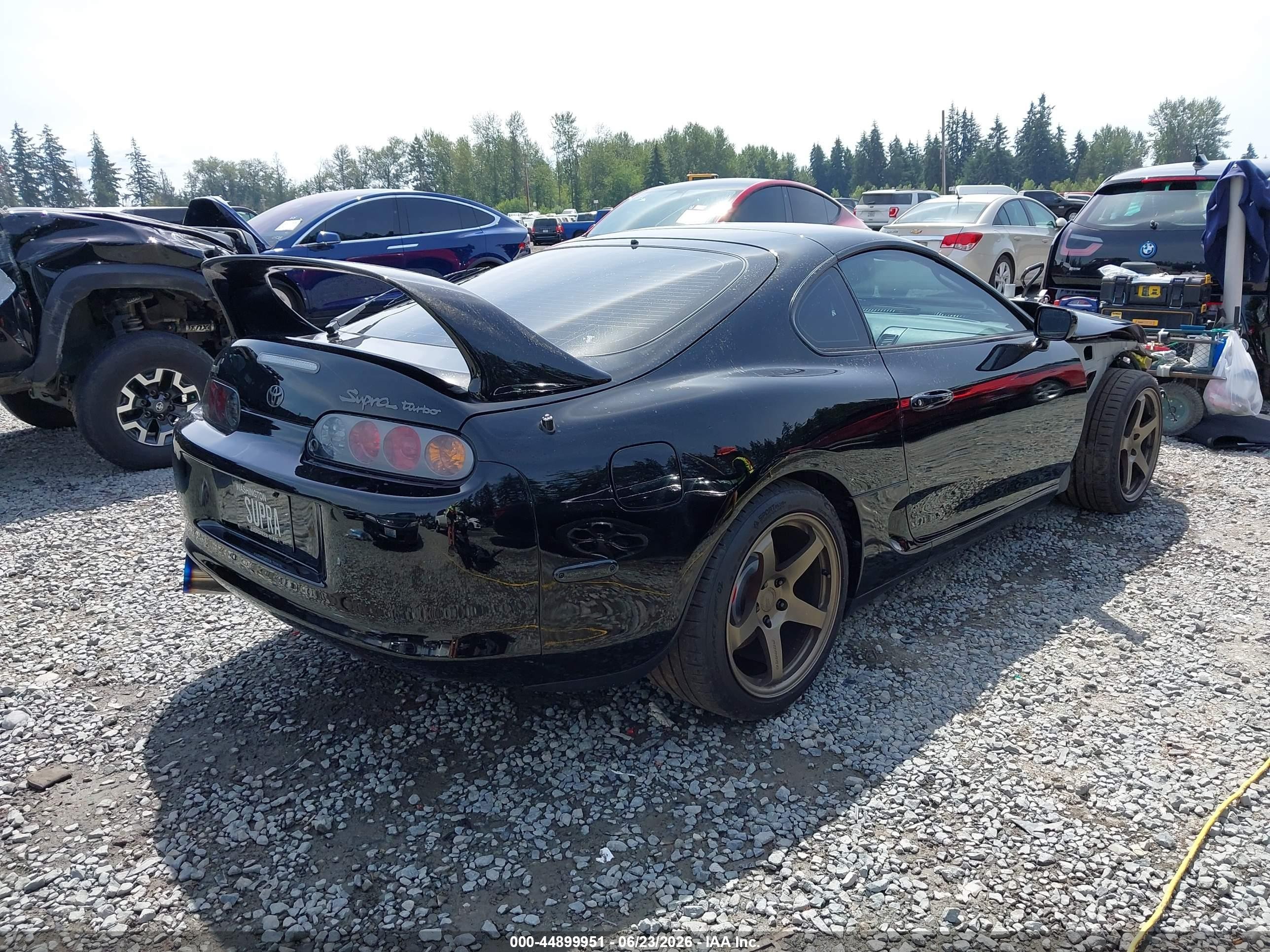 1995 Toyota Supra Sport Roof Black vin: JT2JA82J6S0028676