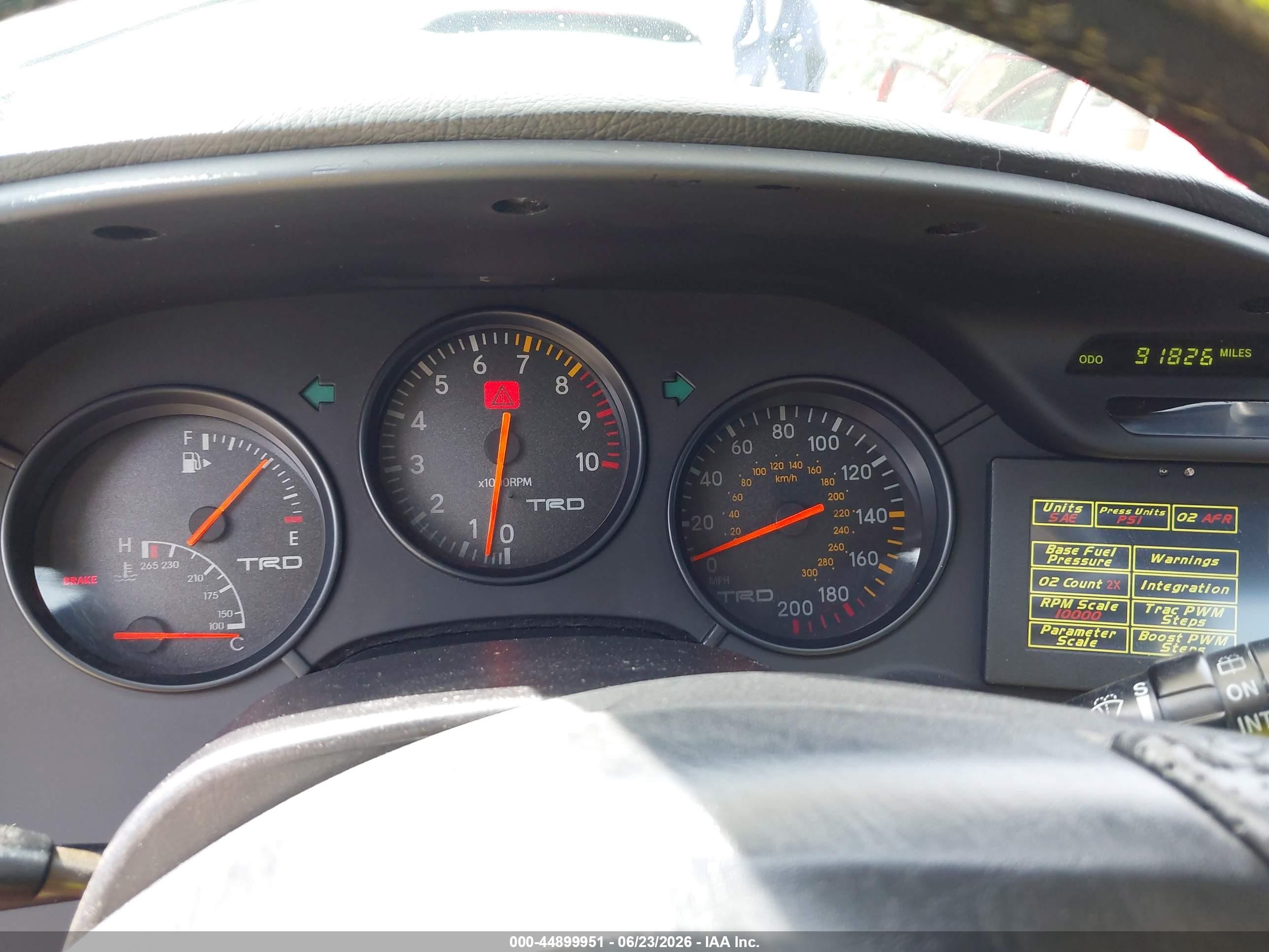 1995 Toyota Supra Sport Roof Black vin: JT2JA82J6S0028676