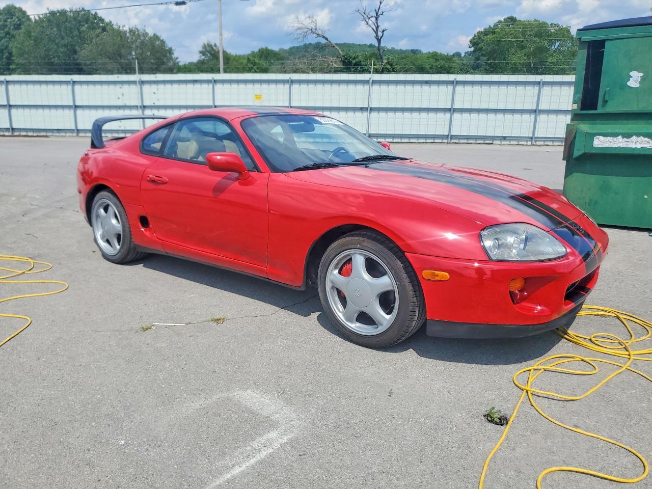 1993 Toyota Supra Sport Roof Red vin: JT2JA82JXP0002833