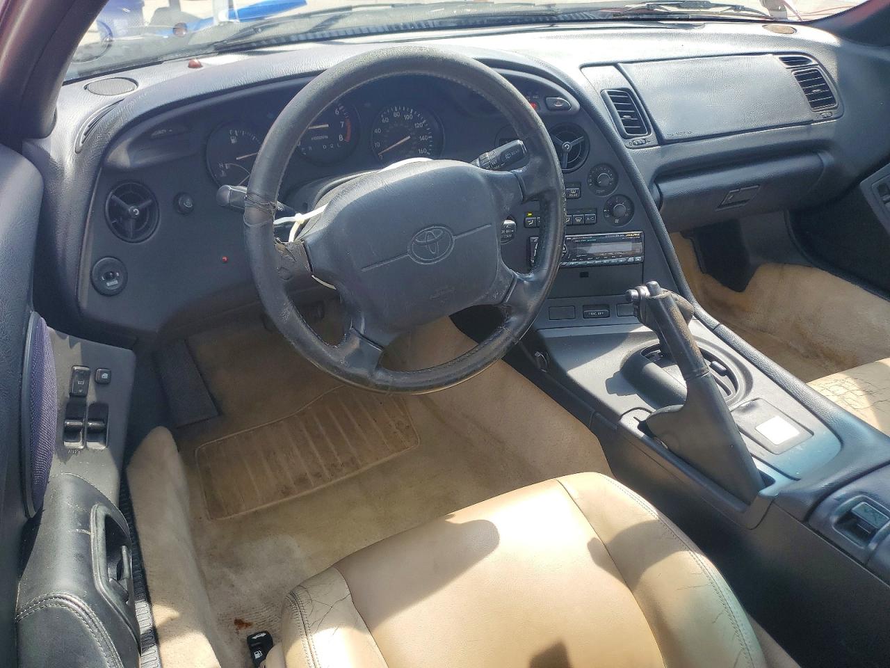 1993 Toyota Supra Sport Roof Red vin: JT2JA82JXP0002833