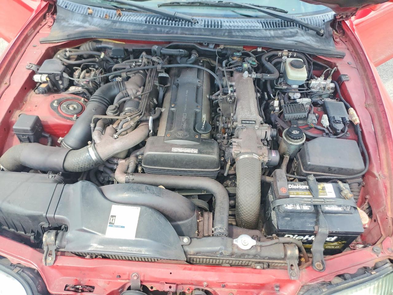 1993 Toyota Supra Sport Roof Red vin: JT2JA82JXP0002833