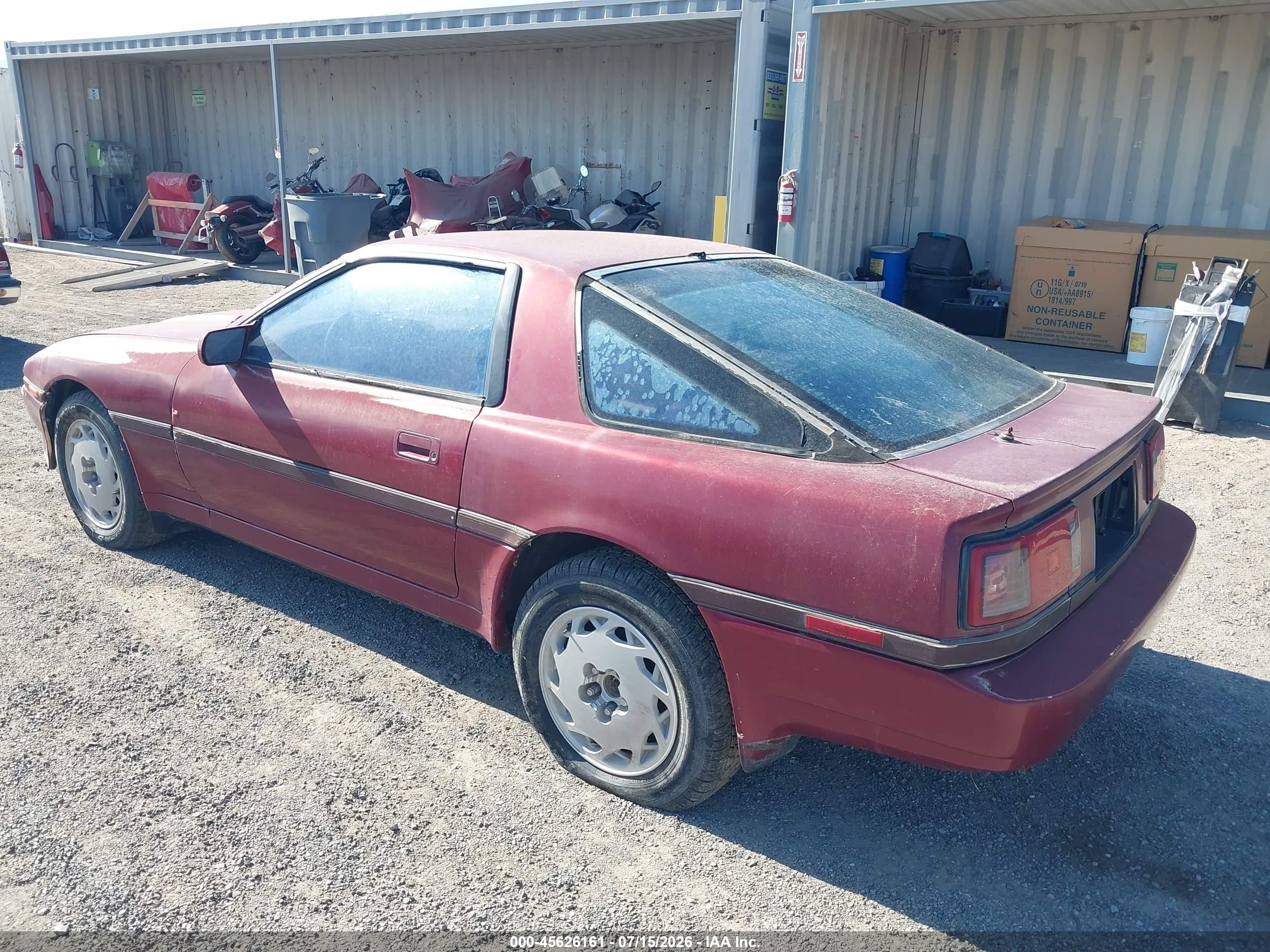 1986 Toyota Supra   Maroon vin: JT2MA70L4G0006338