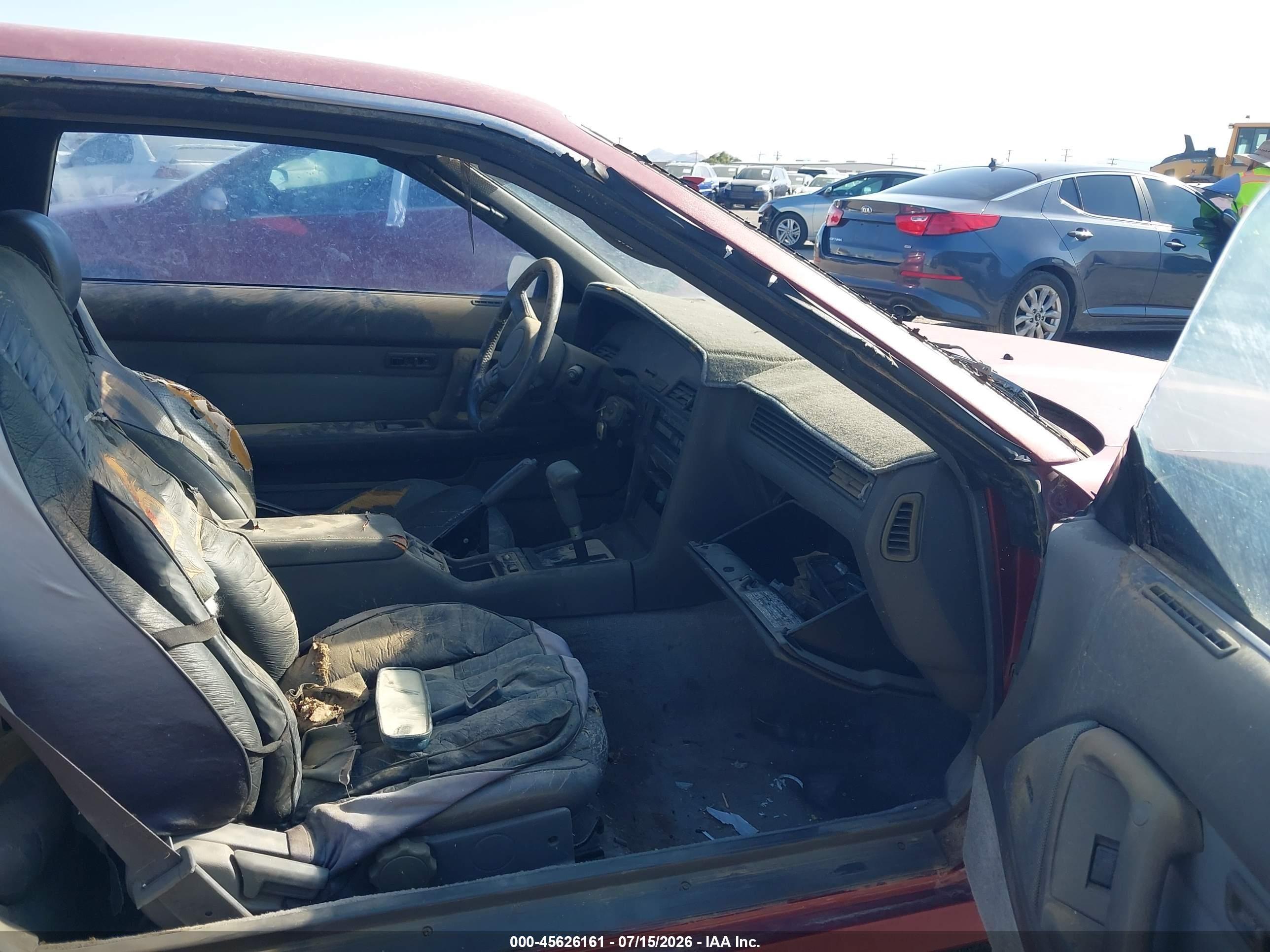 1986 Toyota Supra   Maroon vin: JT2MA70L4G0006338
