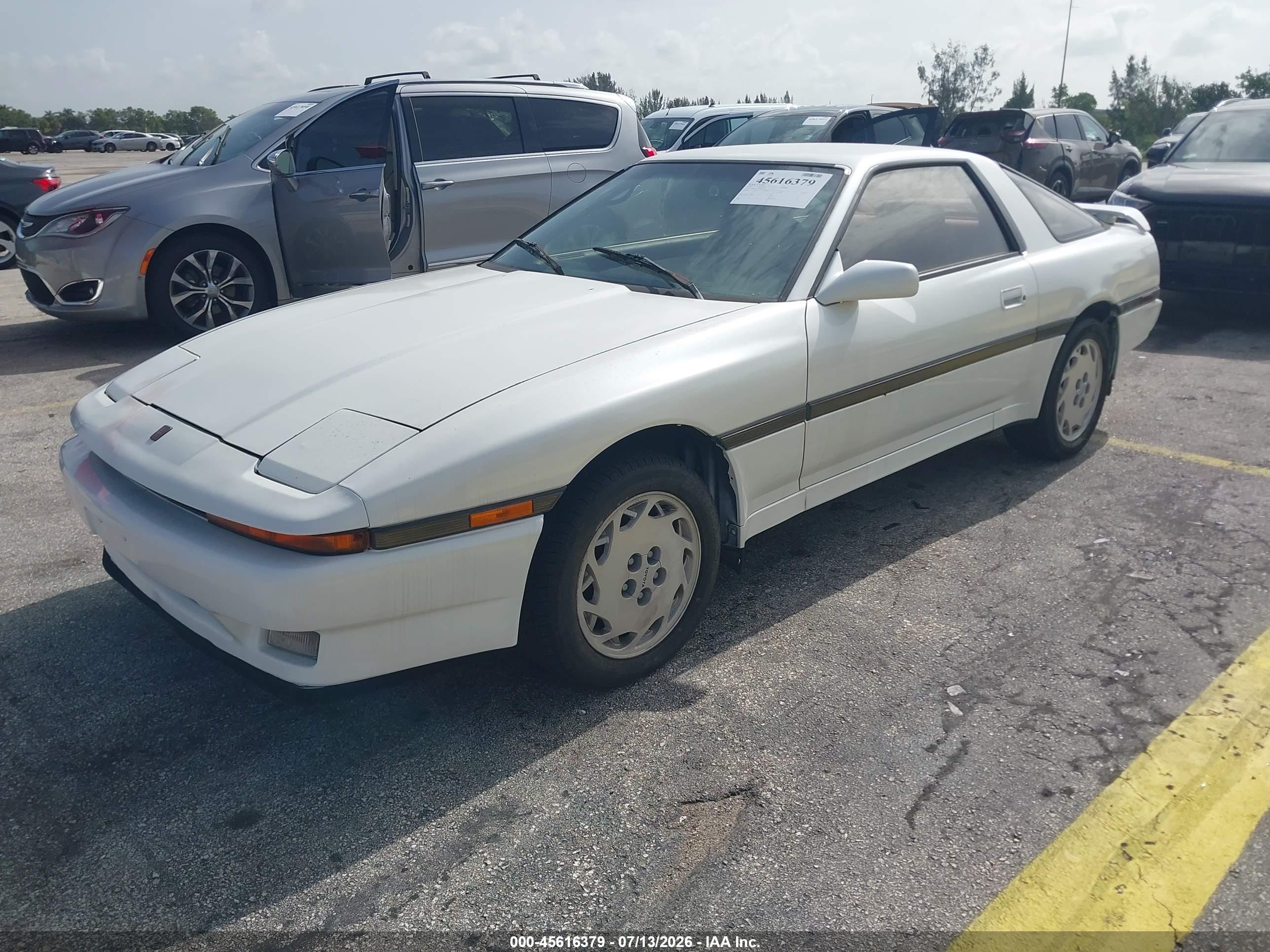 1987 Toyota Supra   Белый vin: JT2MA71L2H0048751