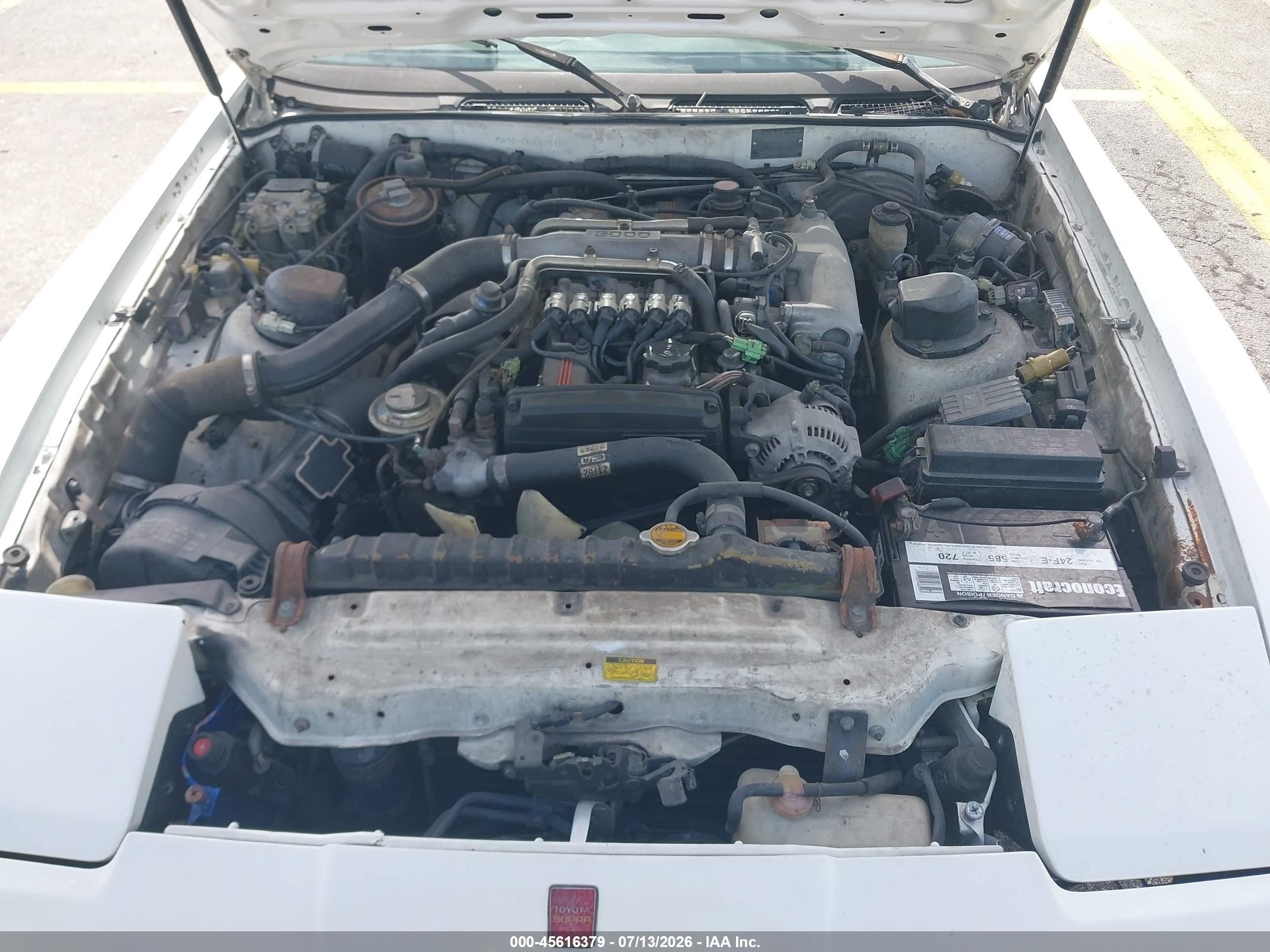 1987 Toyota Supra   Белый vin: JT2MA71L2H0048751