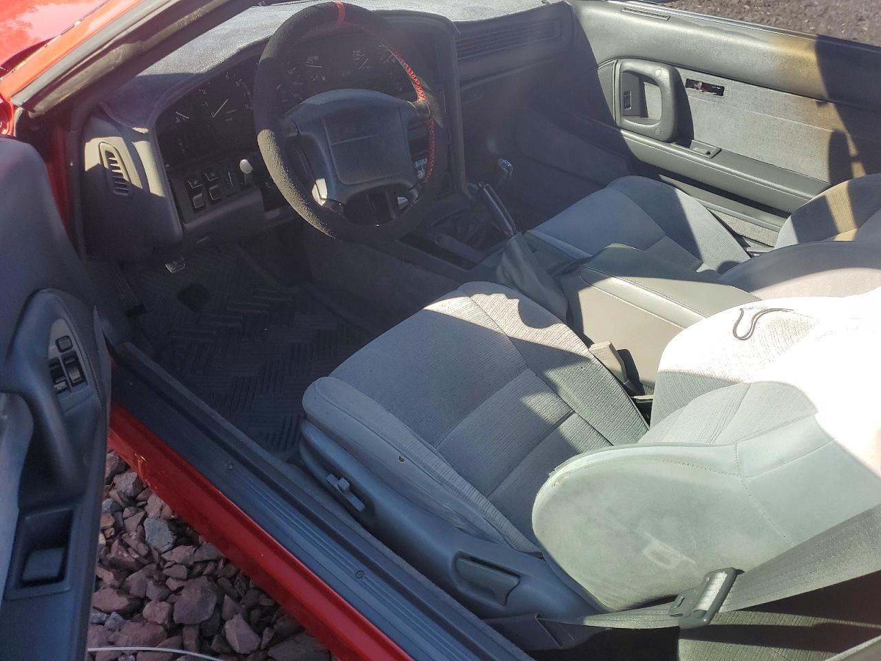 1990 Toyota Supra Turbo Red vin: JT2MA71M0L0147800