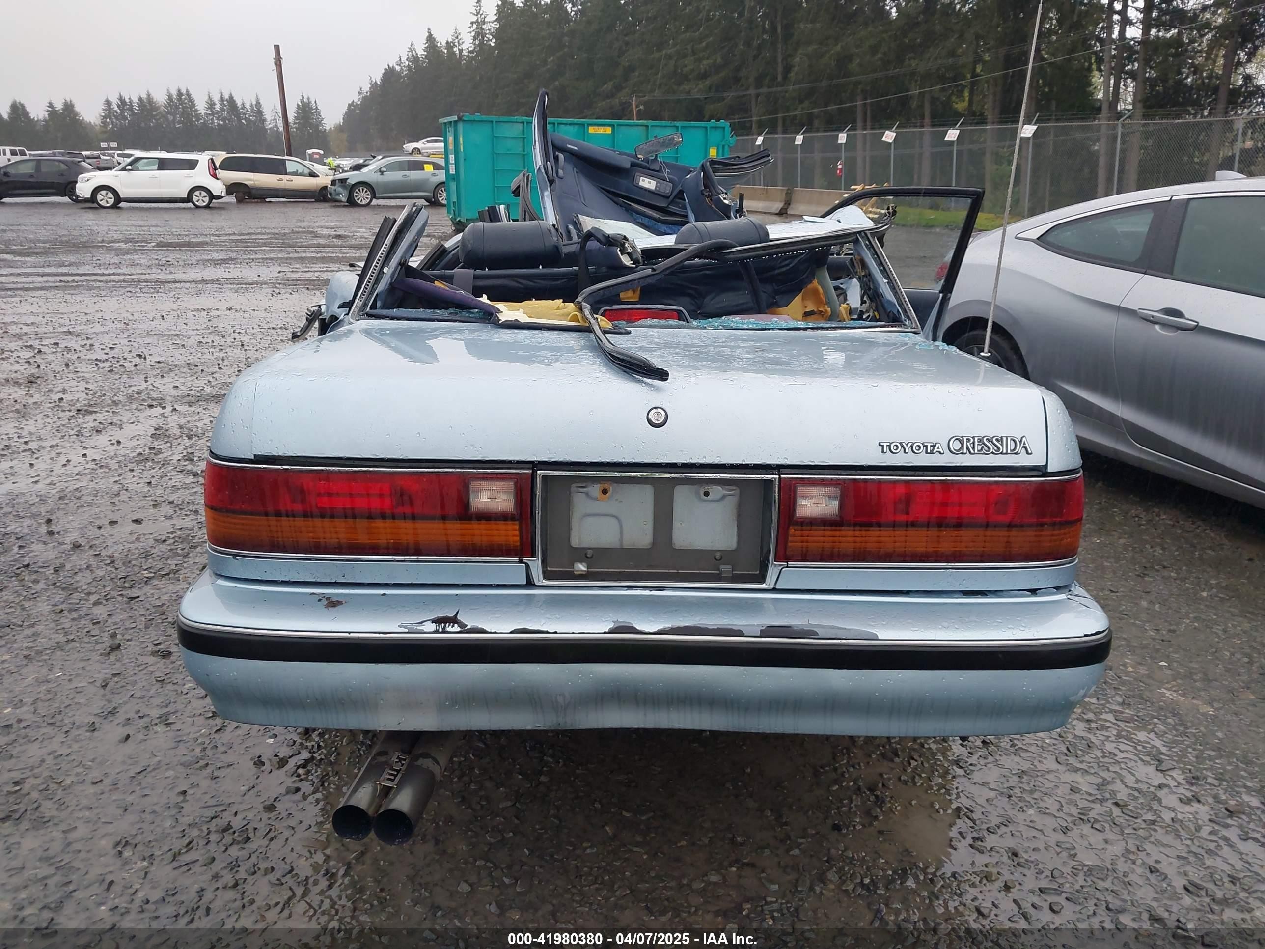 1990 Toyota Cressida Luxury Light Blue vin: JT2MX83E0L0060263