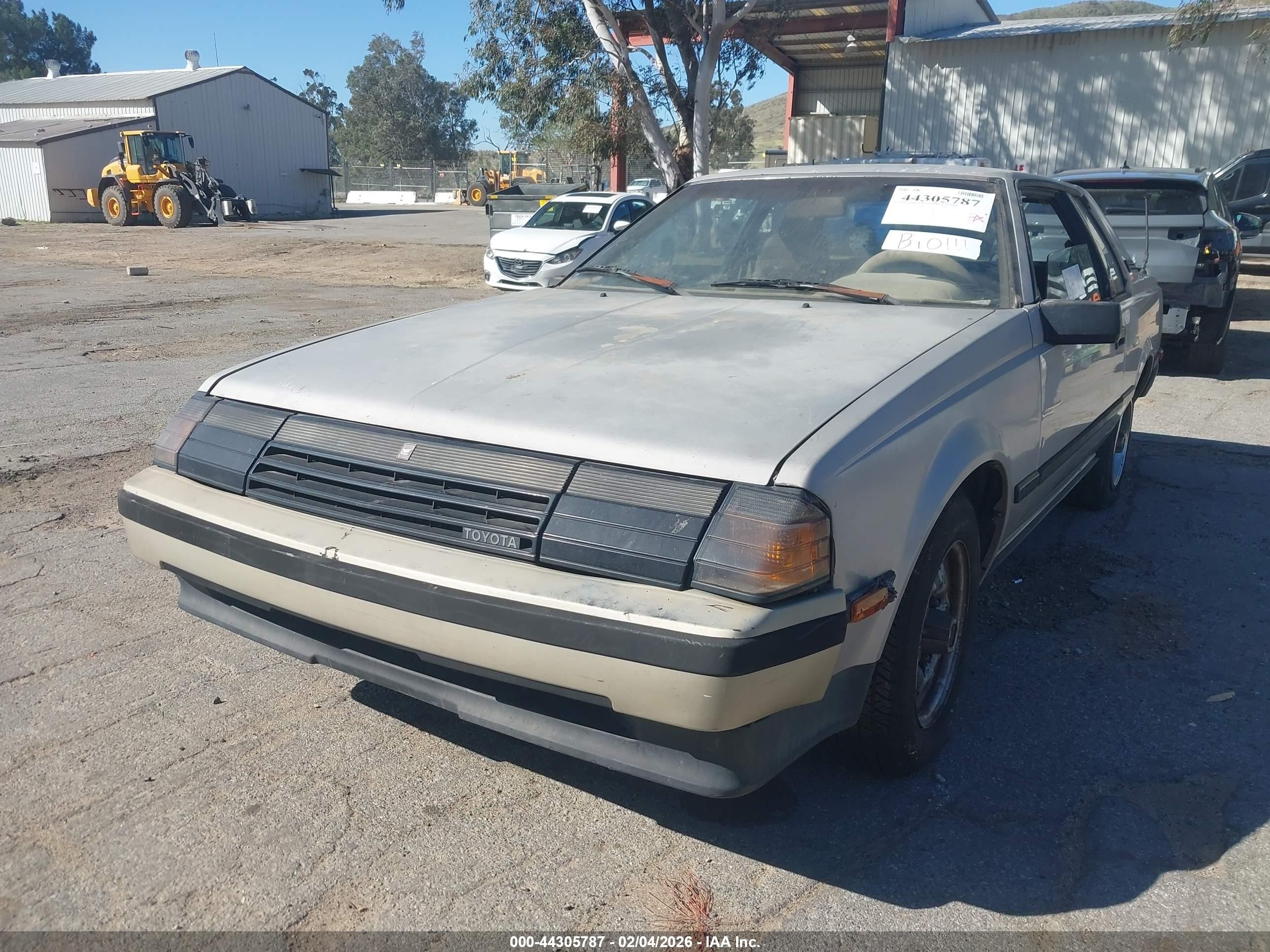 1985 Toyota Celica Gt Silver vin: JT2RA64C2F6245960