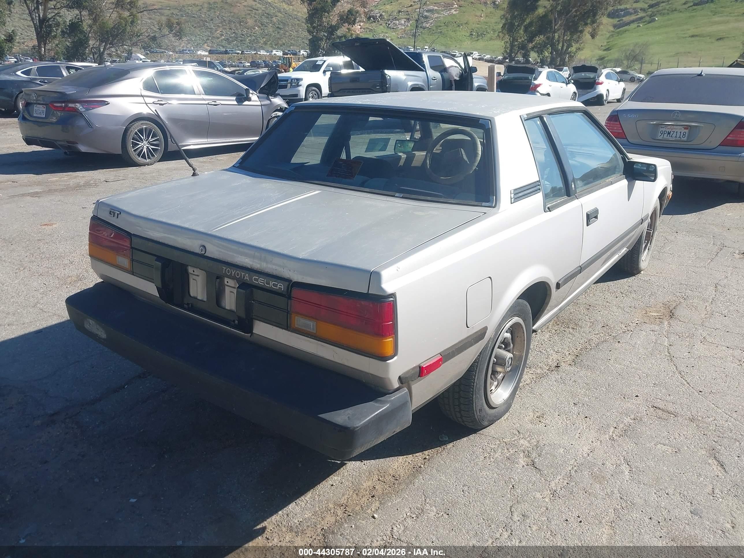 1985 Toyota Celica Gt Silver vin: JT2RA64C2F6245960