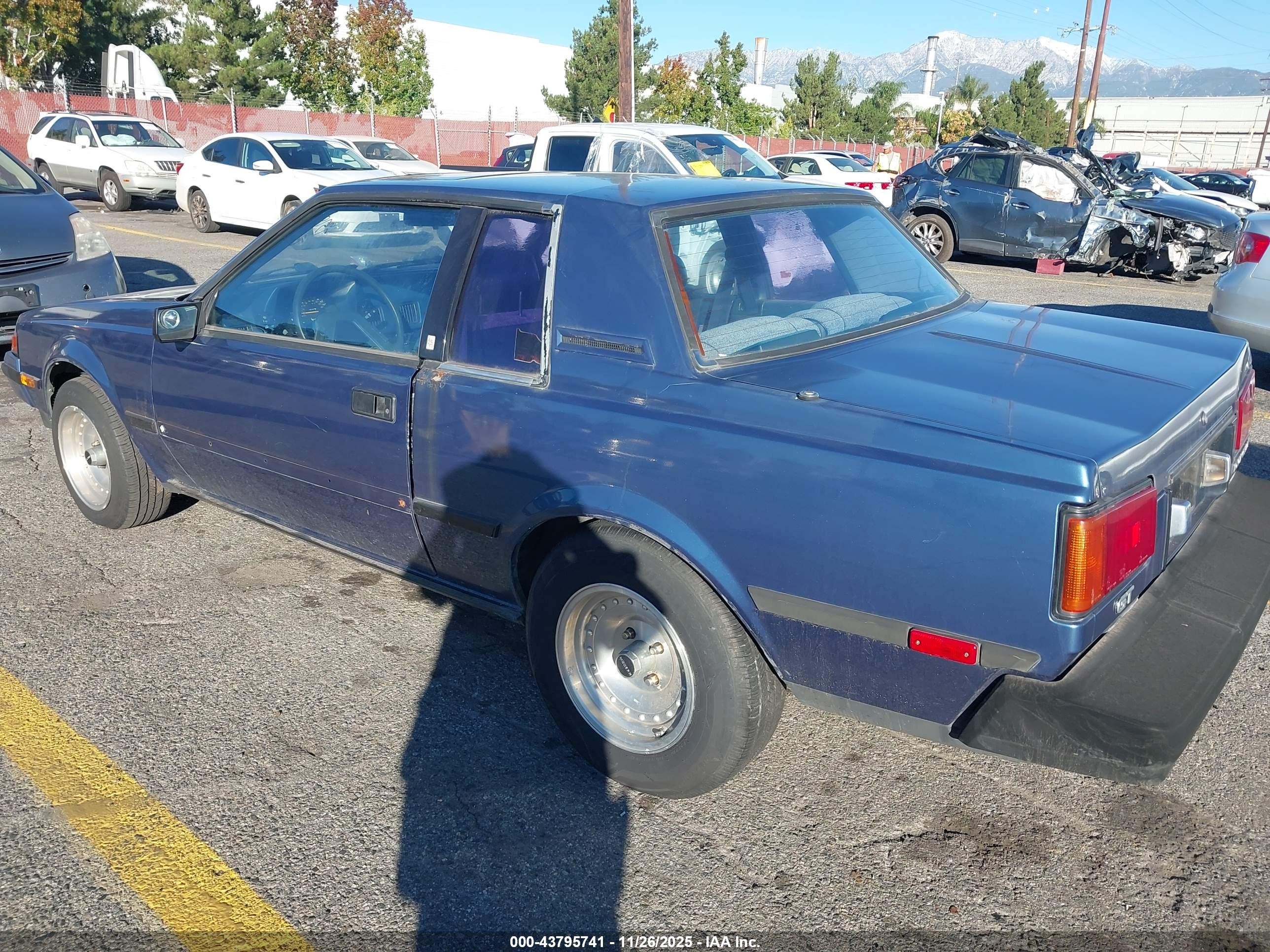 1983 Toyota Celica Gt Blue vin: JT2RA64C6D6177451