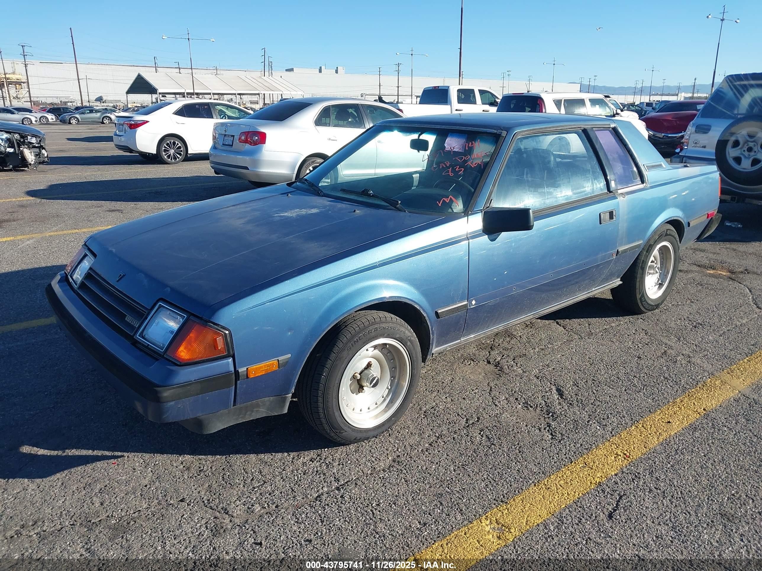1983 Toyota Celica Gt Blue vin: JT2RA64C6D6177451