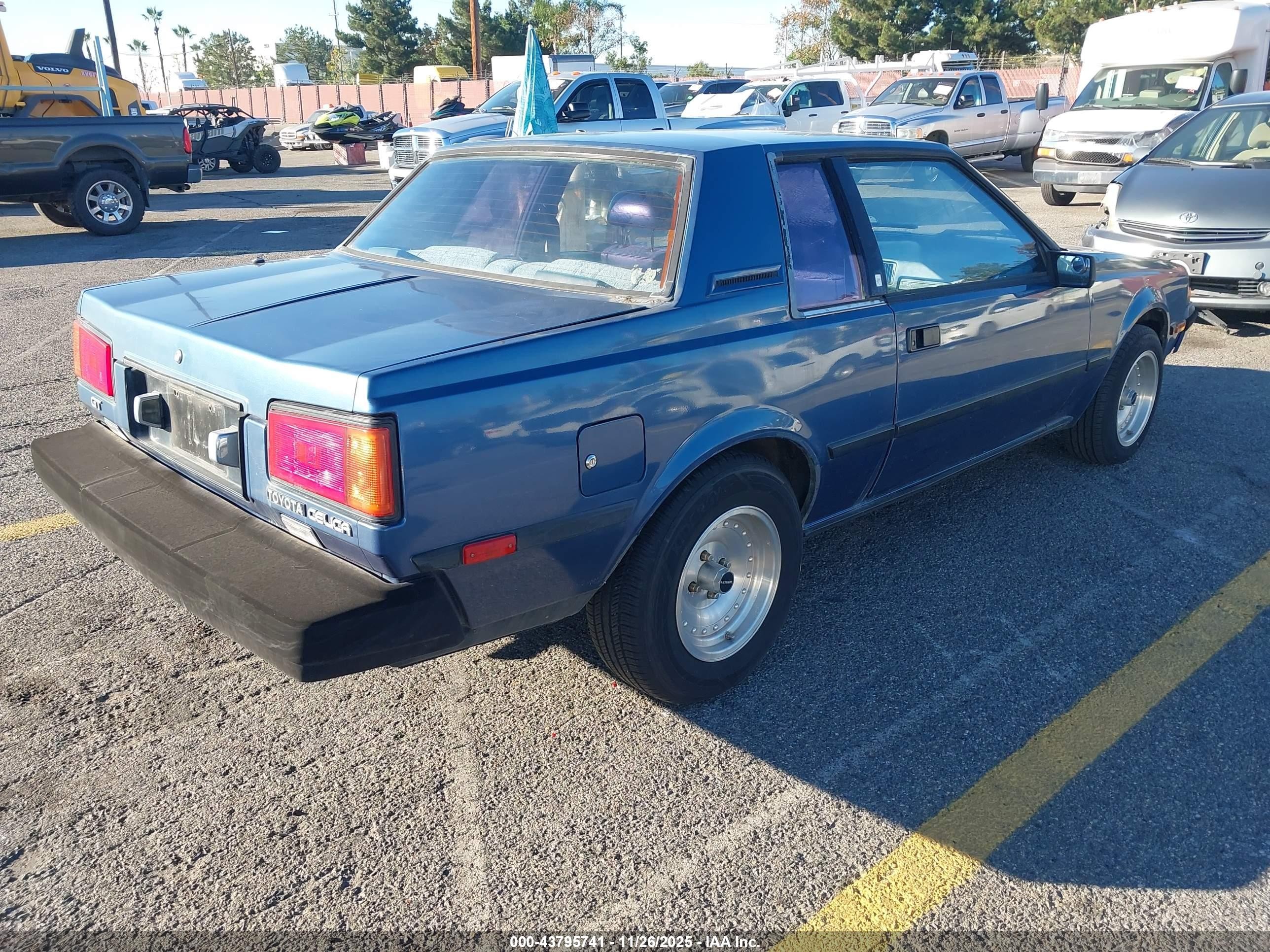 1983 Toyota Celica Gt Blue vin: JT2RA64C6D6177451