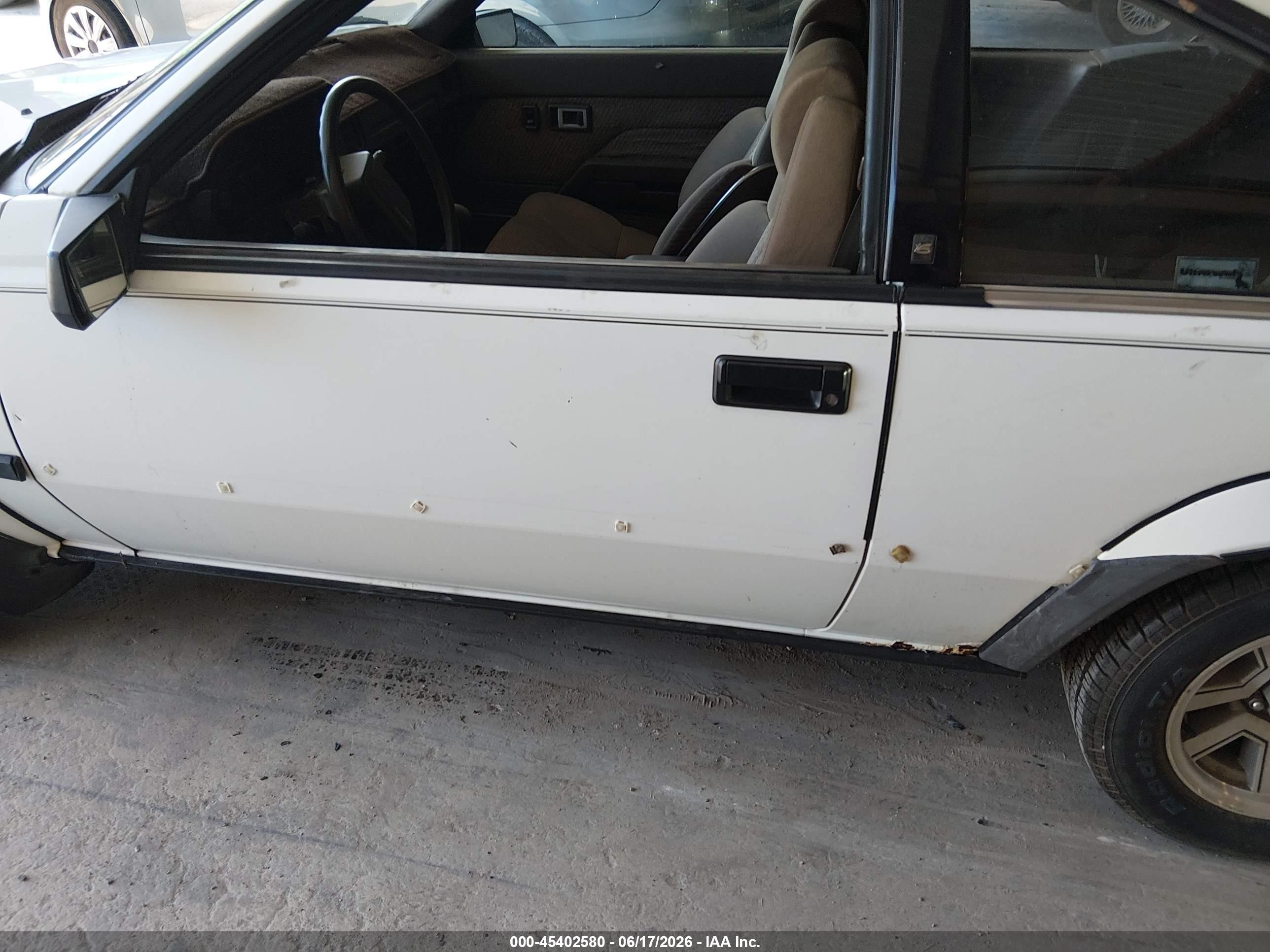 1985 Toyota Celica Gt-s White vin: JT2RA65L4F4064420